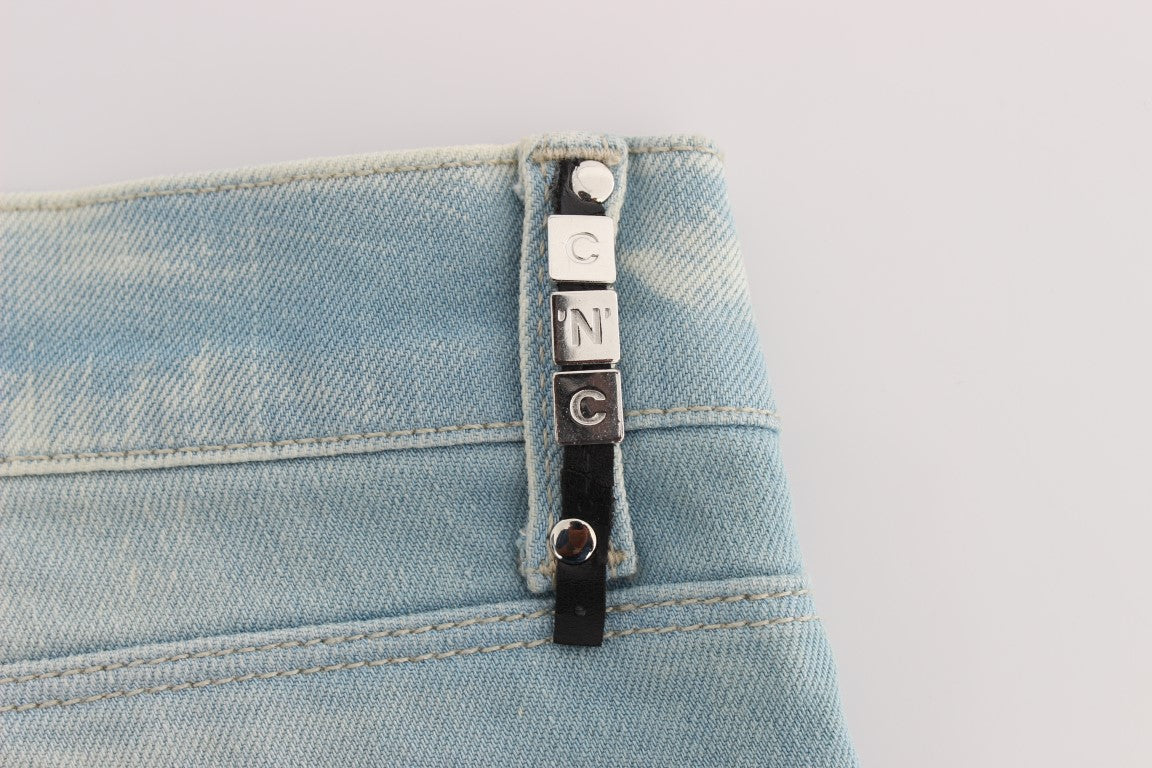 Costume National Chic Super Slim Blue Jeans - Elegance Online Limited