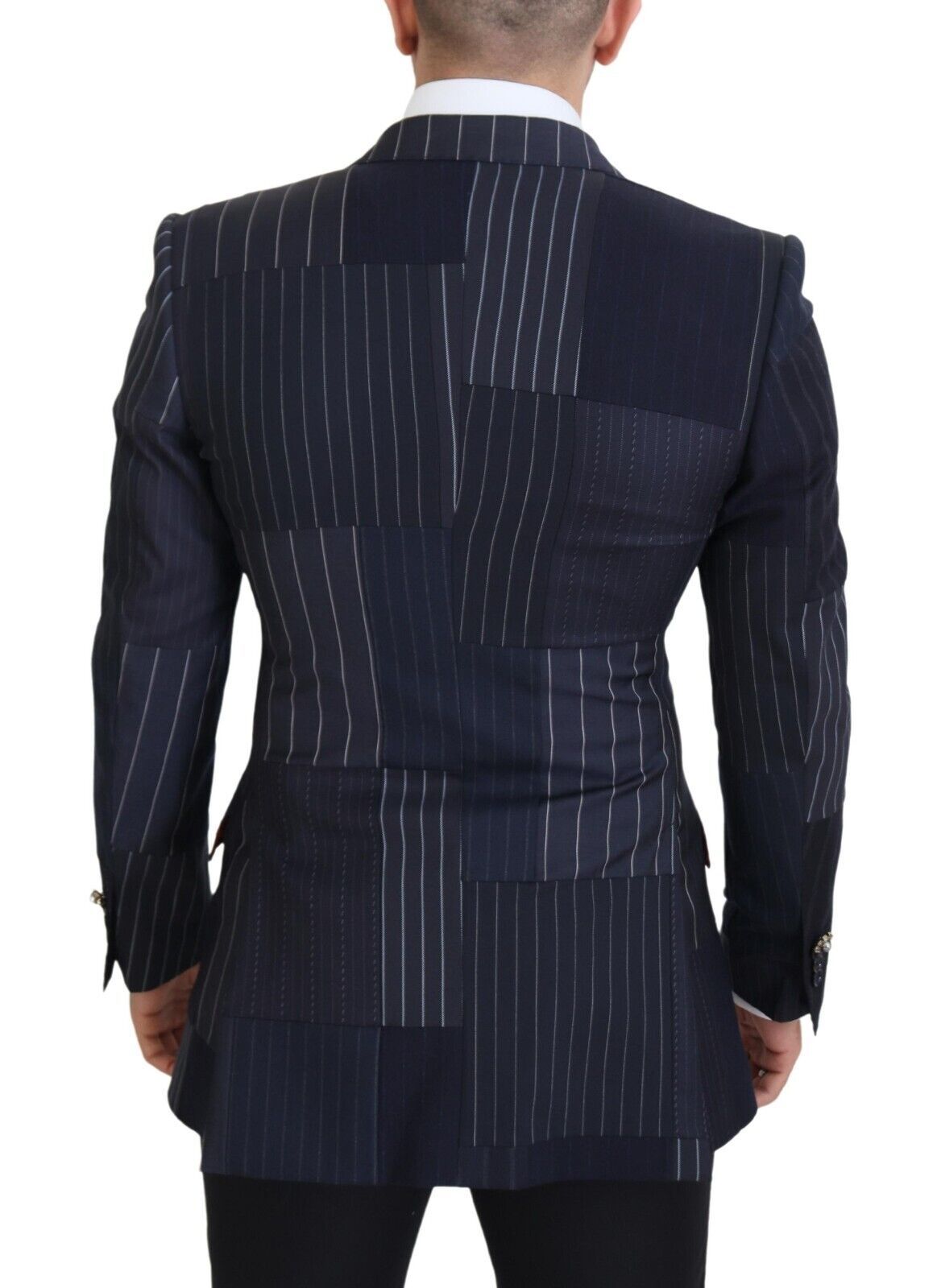 Blazer croisé slim bleu marine Dolce & Gabbana