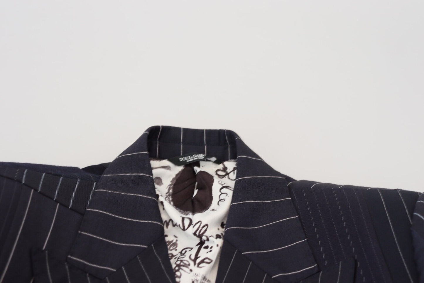 Blazer croisé slim bleu marine Dolce & Gabbana