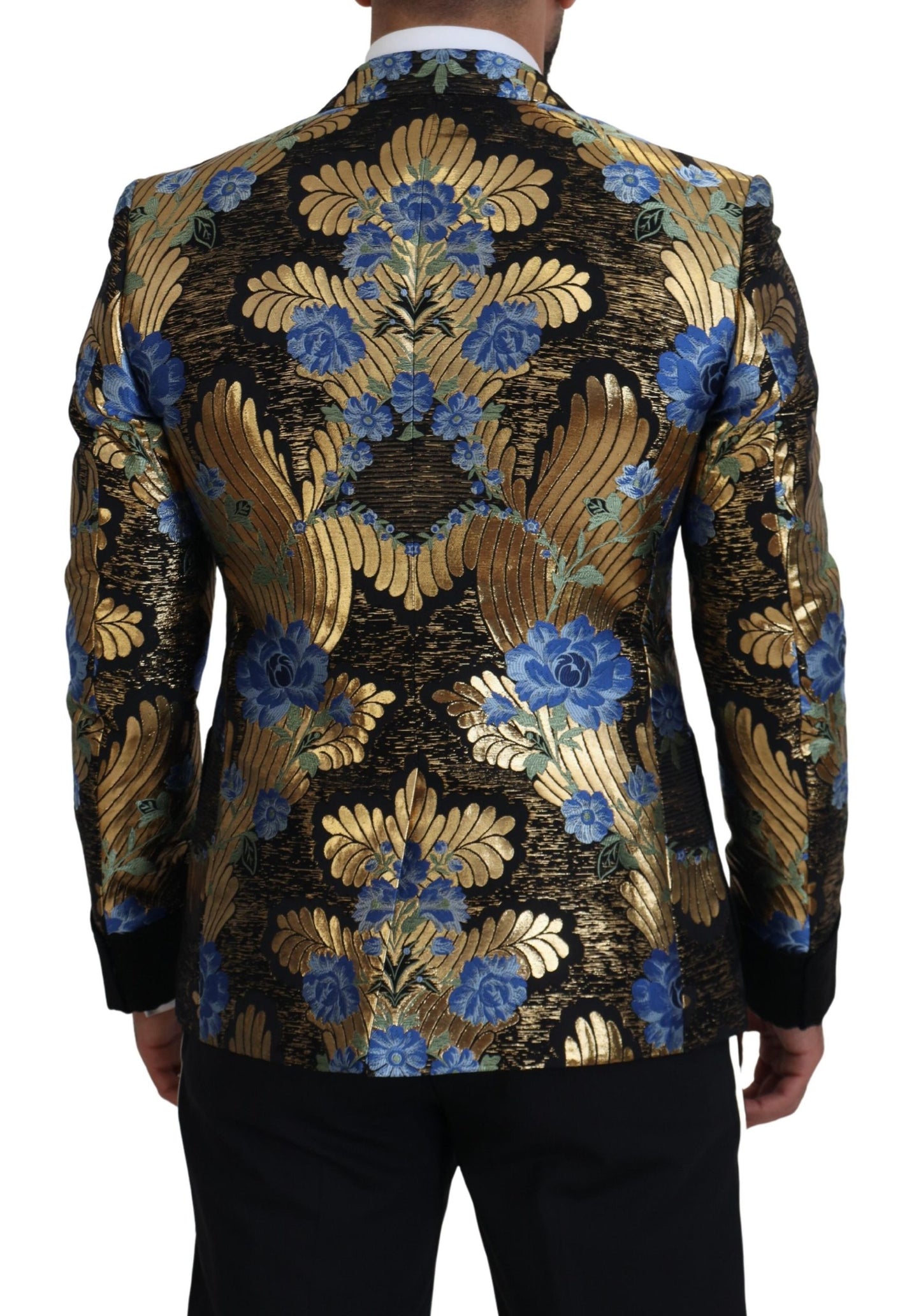 Blazer elegante de fiesta de noche con estampado floral de Dolce & Gabbana