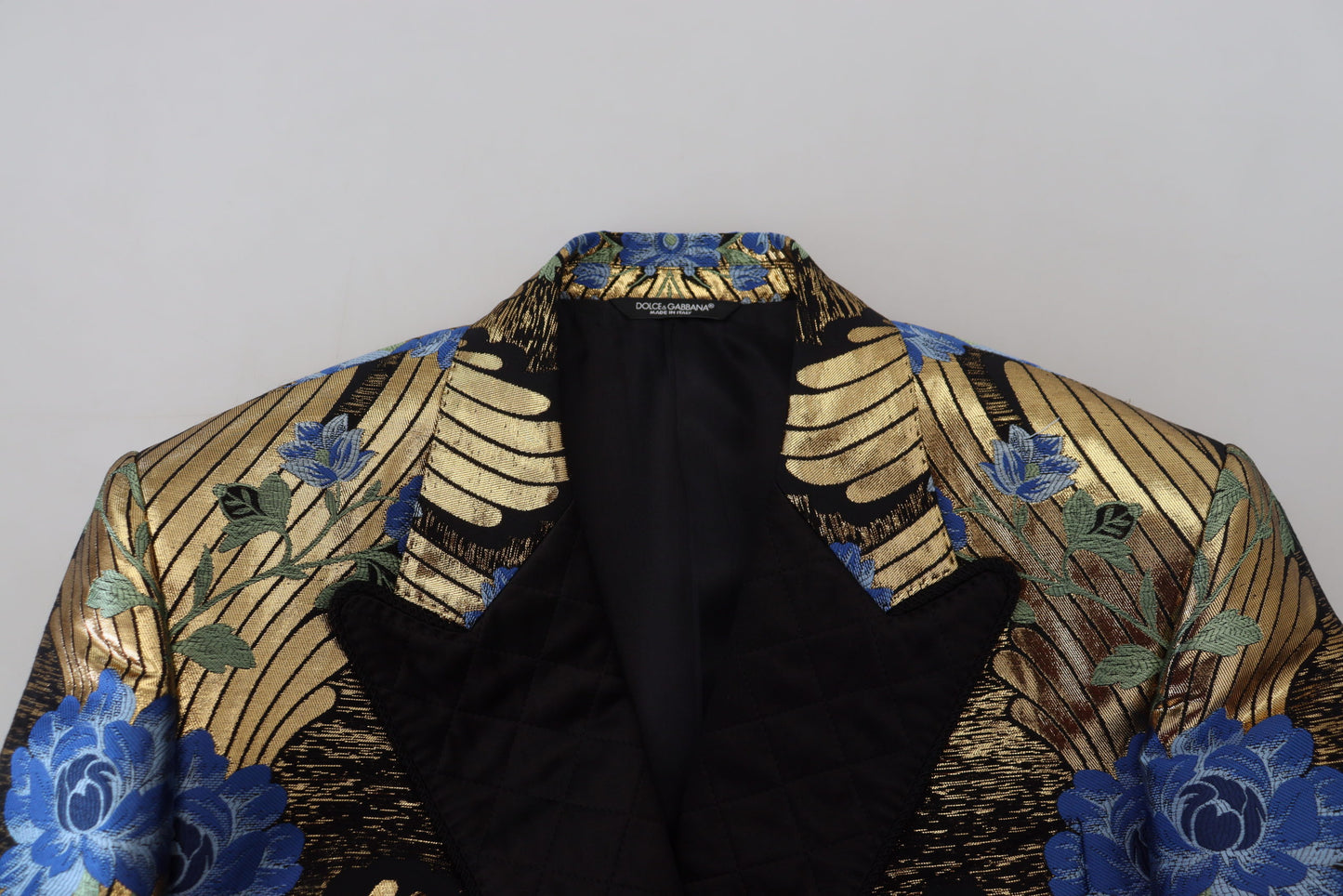 Blazer elegante de fiesta de noche con estampado floral de Dolce & Gabbana