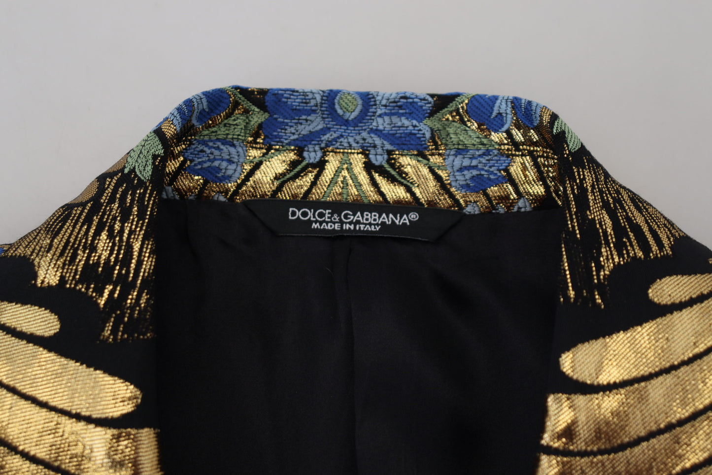Blazer elegante de fiesta de noche con estampado floral de Dolce & Gabbana