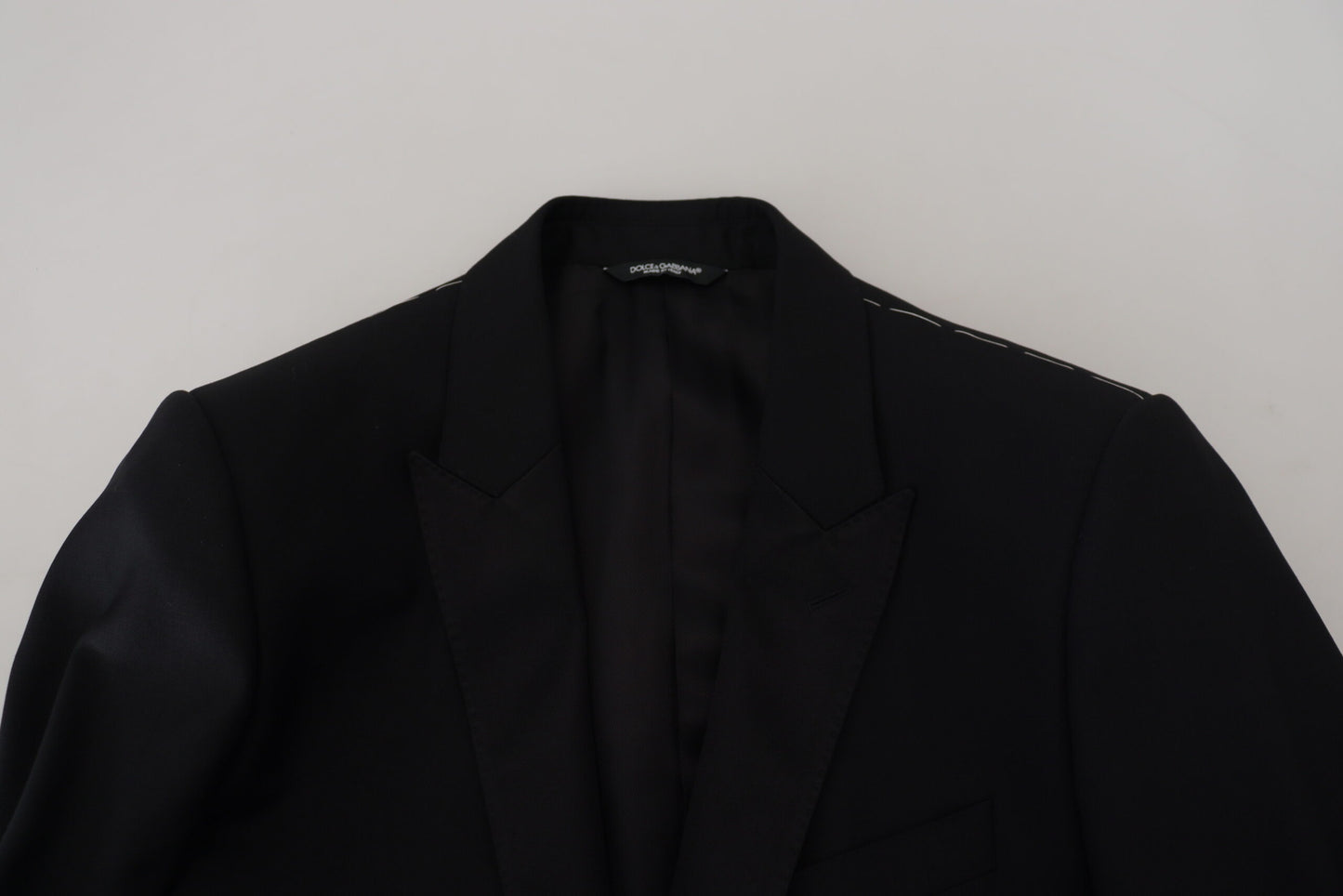 Dolce & Gabbana Elegante blazer formal negro Martini