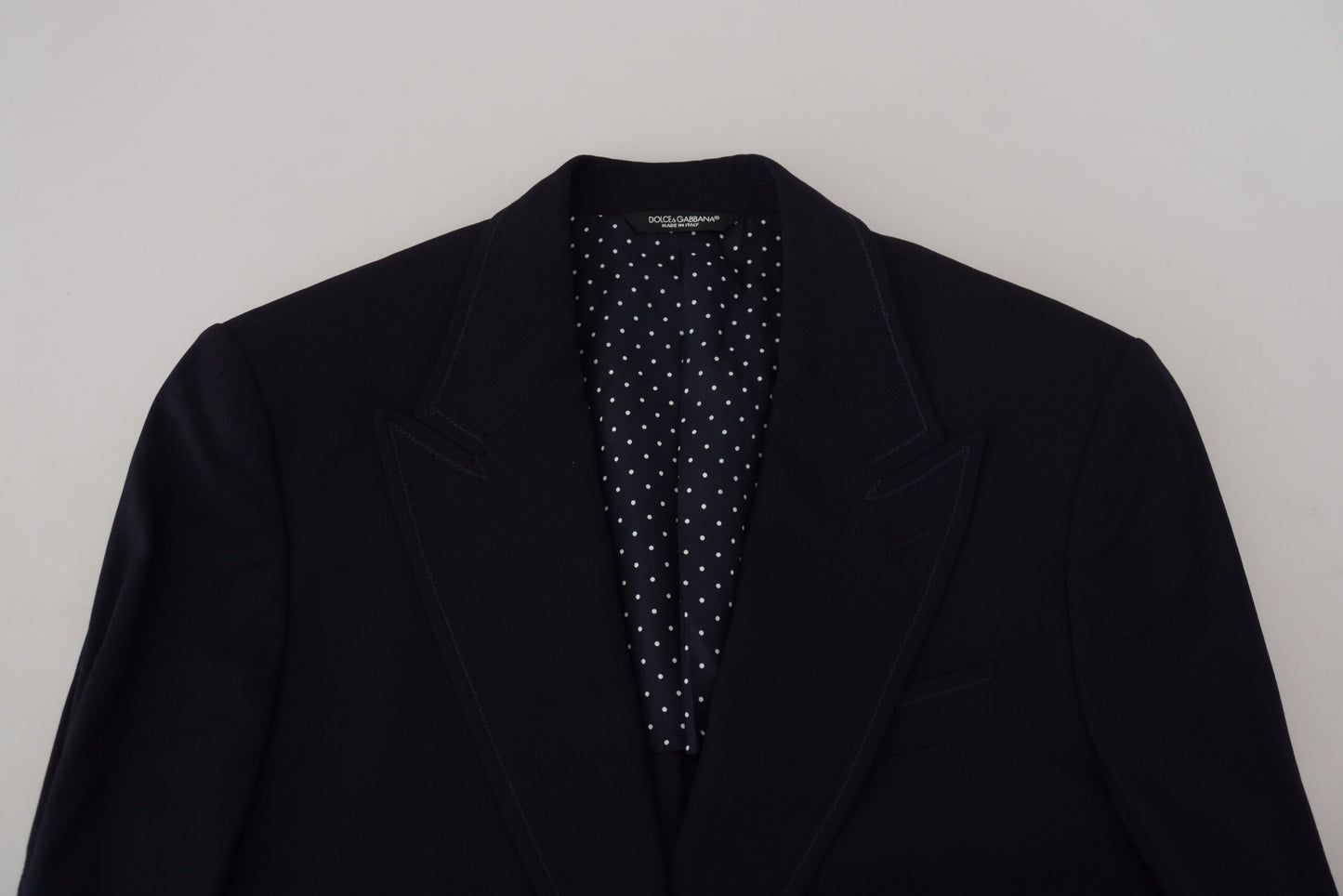 Dolce & Gabbana Elegante blazer negro de un solo pecho