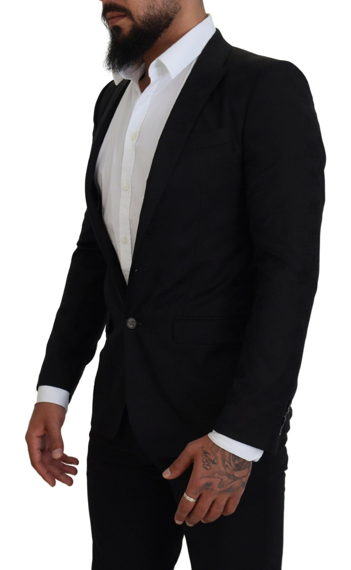 Dolce & Gabbana Elegante blazer formal negro estilo Martini