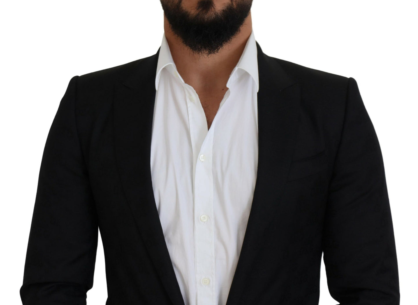 Dolce & Gabbana Elegante blazer formal negro estilo Martini
