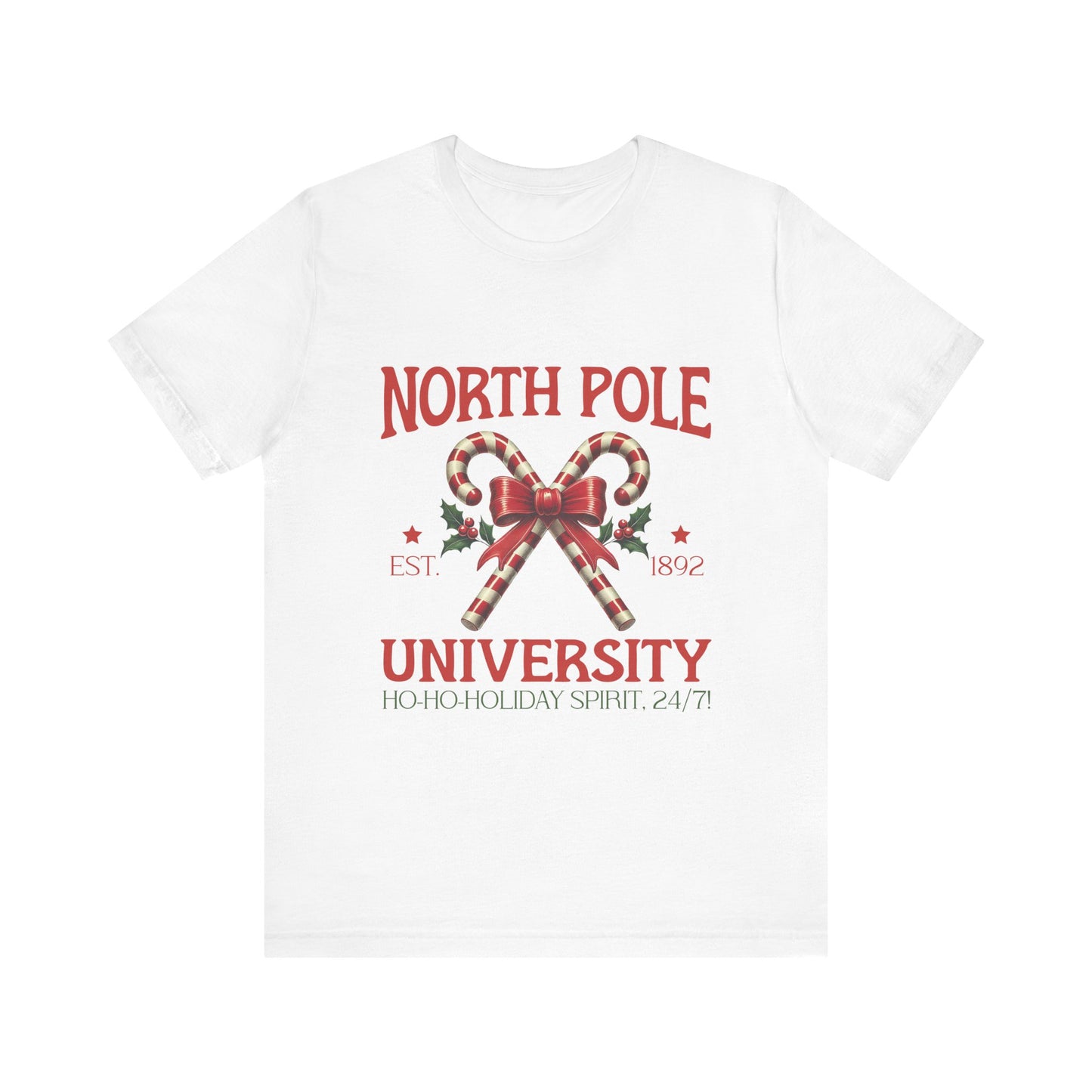 T-Shirt North Pole University Christmas Tee