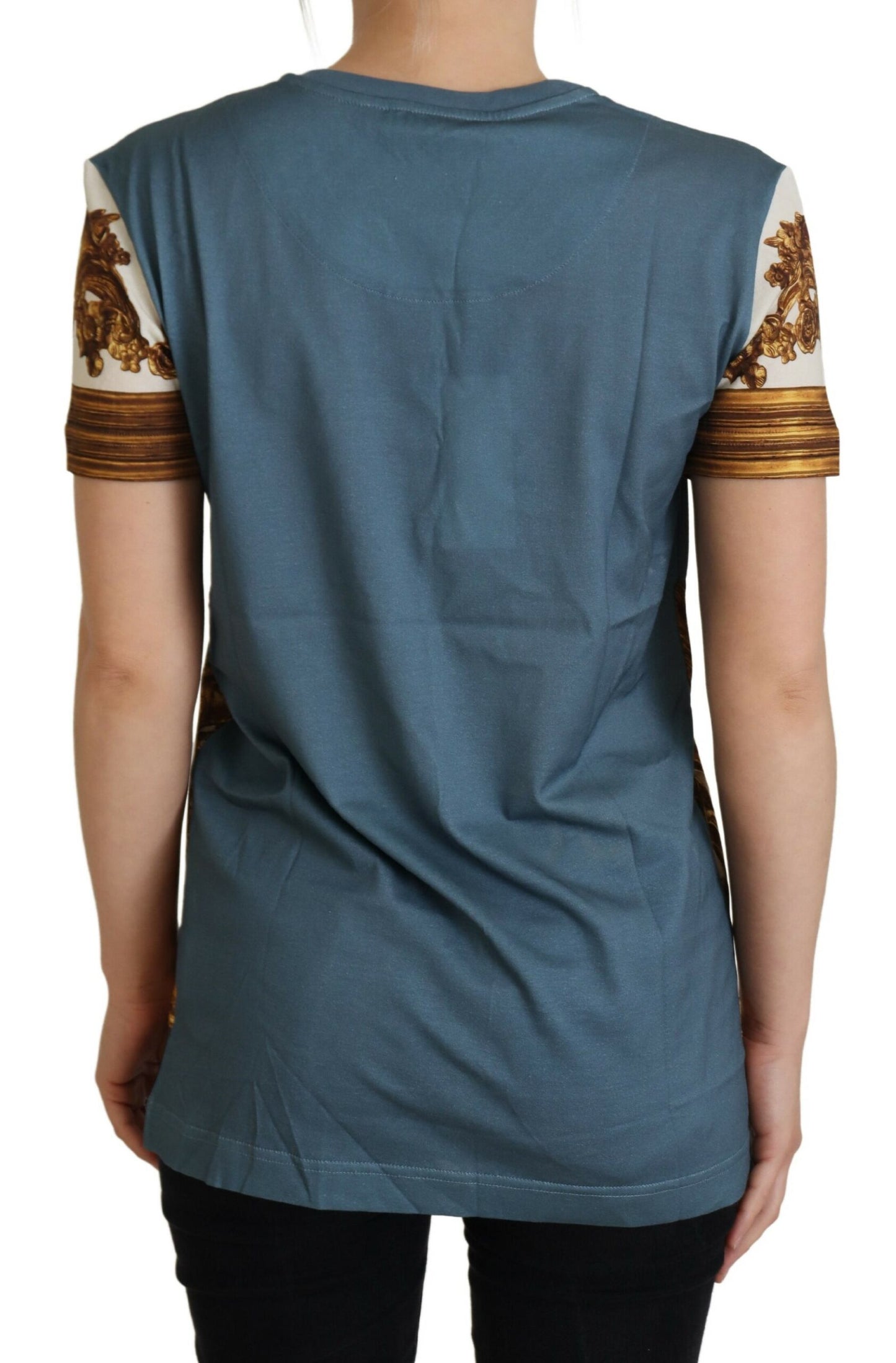 T-shirt décontracté en coton imprimé ange chic Dolce & Gabbana