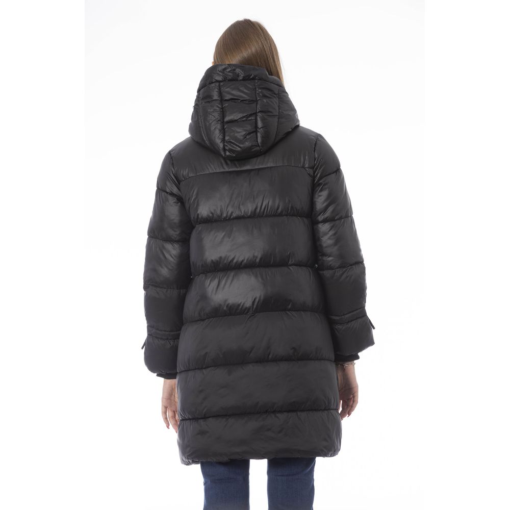 Chaqueta de nailon negra para mujer Baldinini Trend