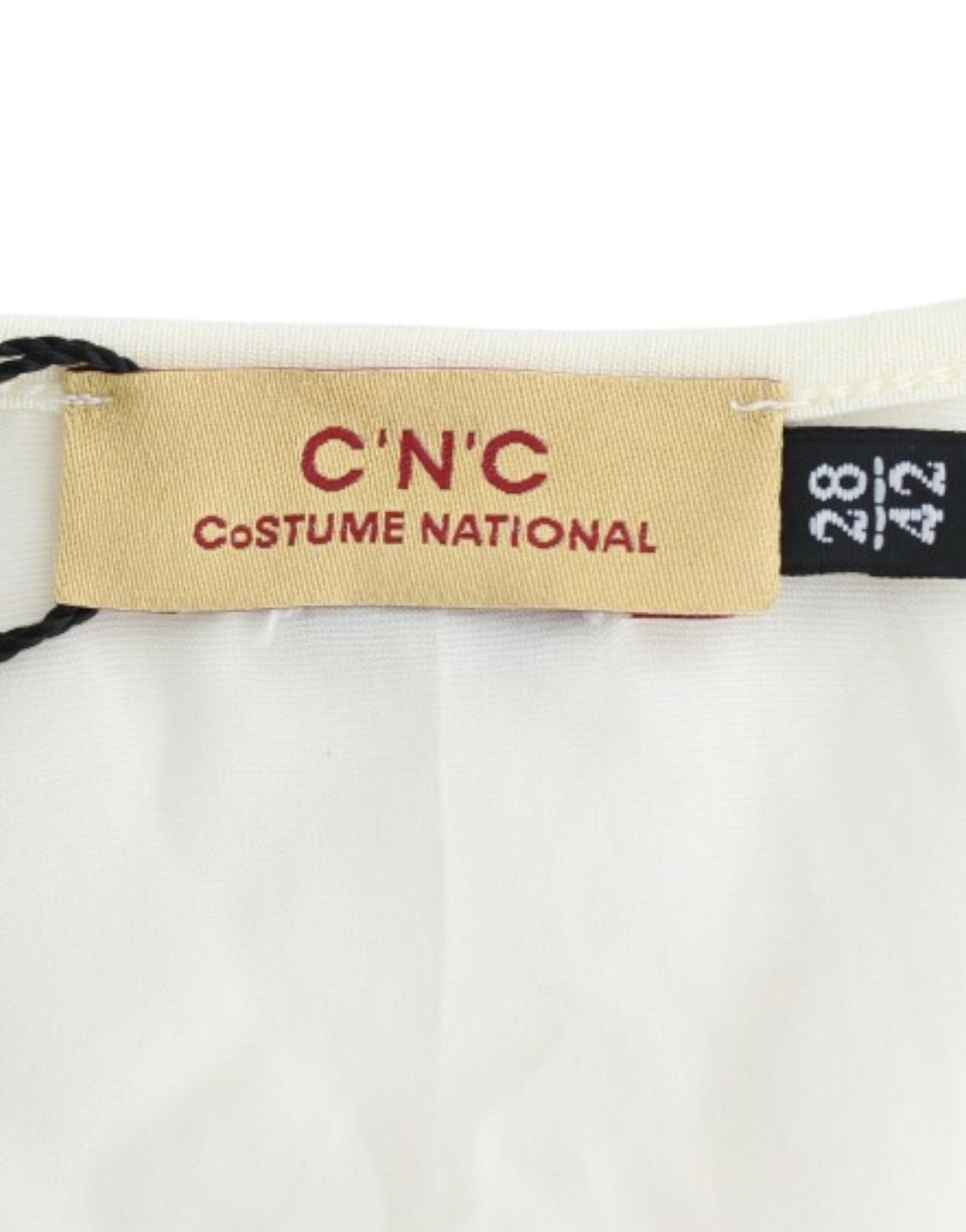 Costume National Chic White Modal Above-Knee Dress - Elegance Online Limited