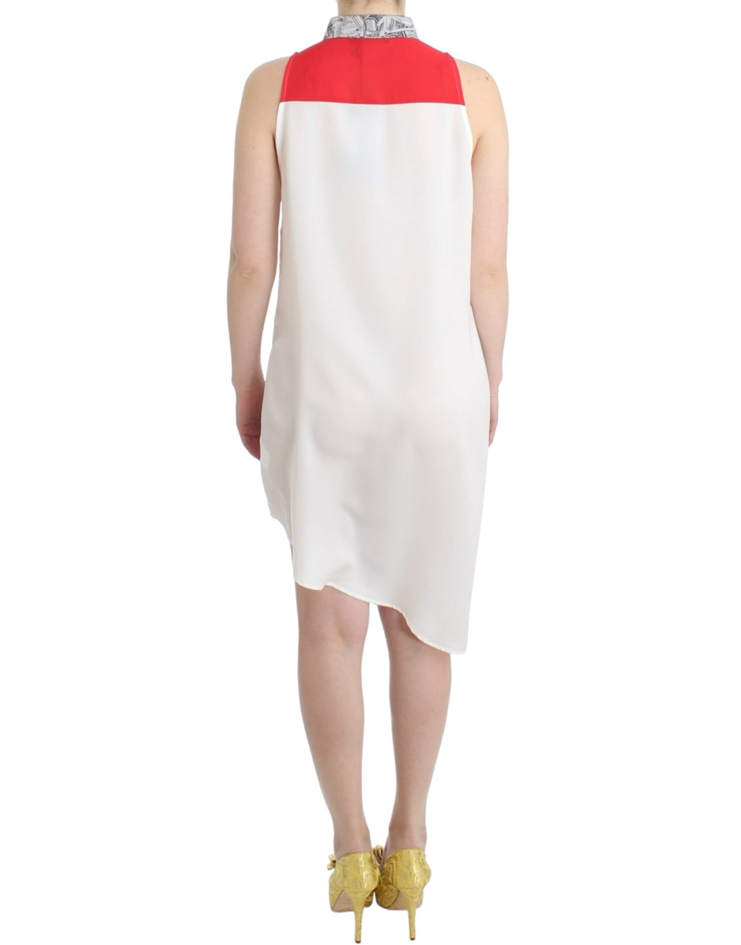 Costume National Asymmetric Hem Button-Up Shirt Dress - Elegance Online Limited