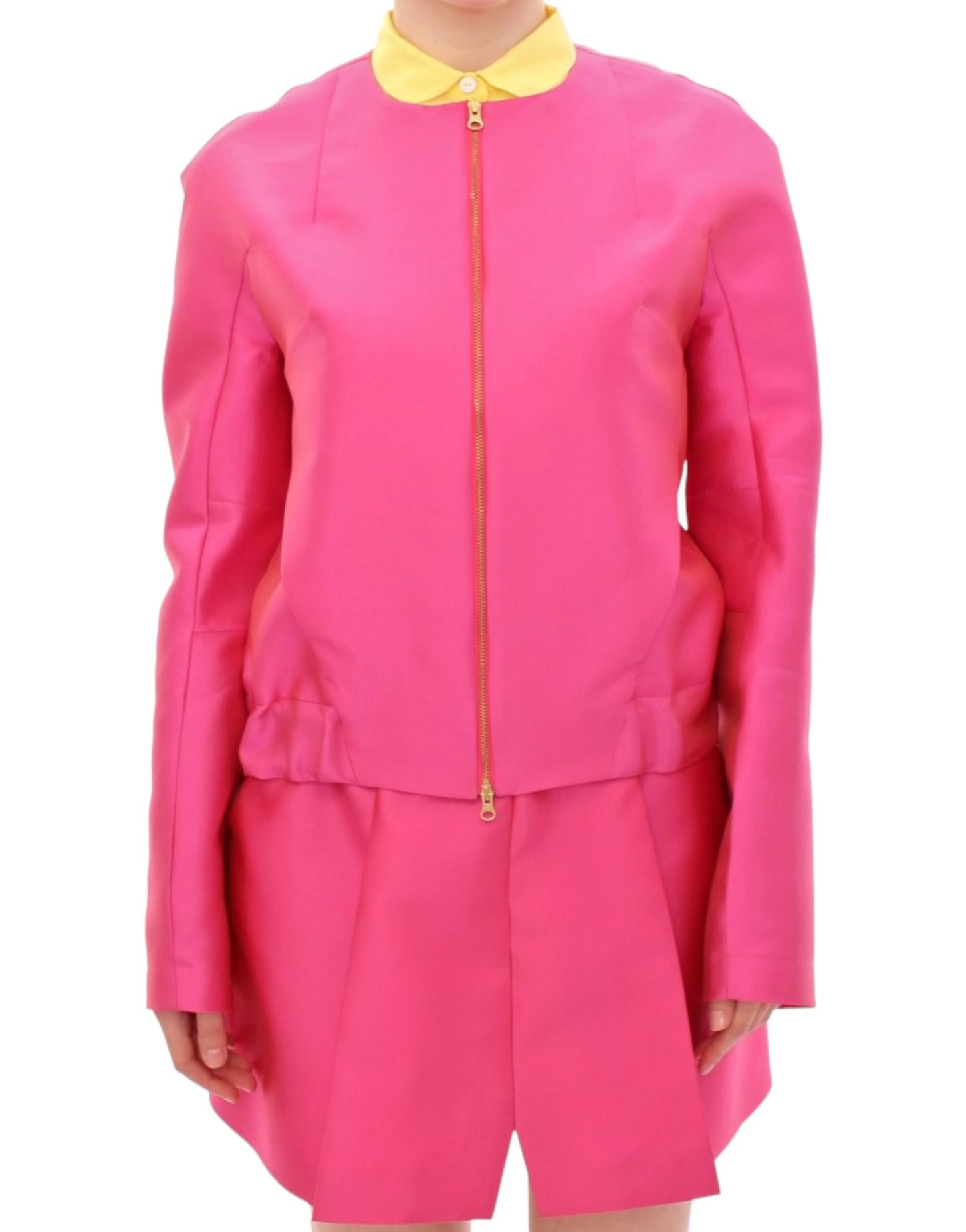 CO|TE Elegant Pink Silk Blend Jacket - Elegance Online Limited
