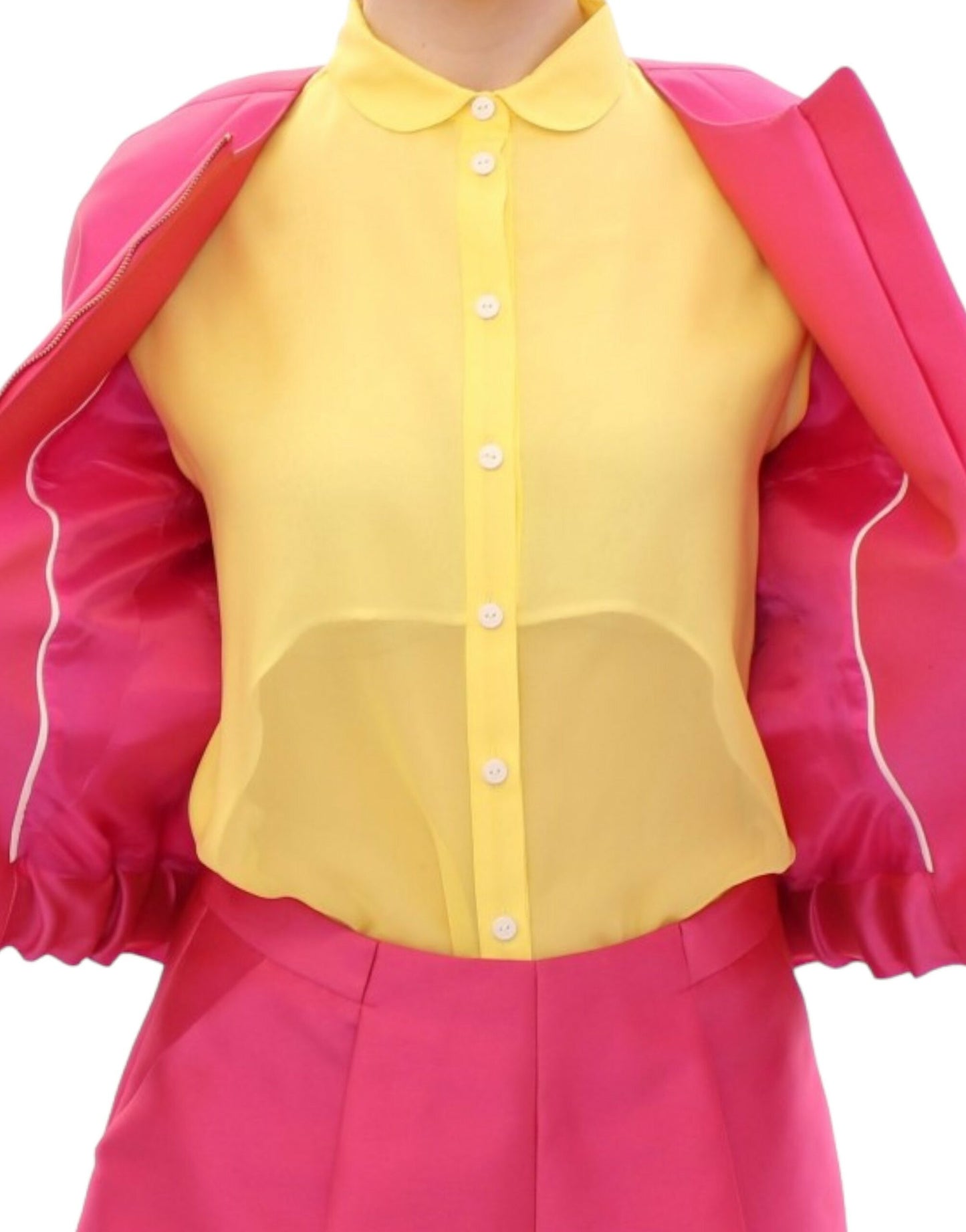 CO|TE Elegant Pink Silk Blend Jacket - Elegance Online Limited