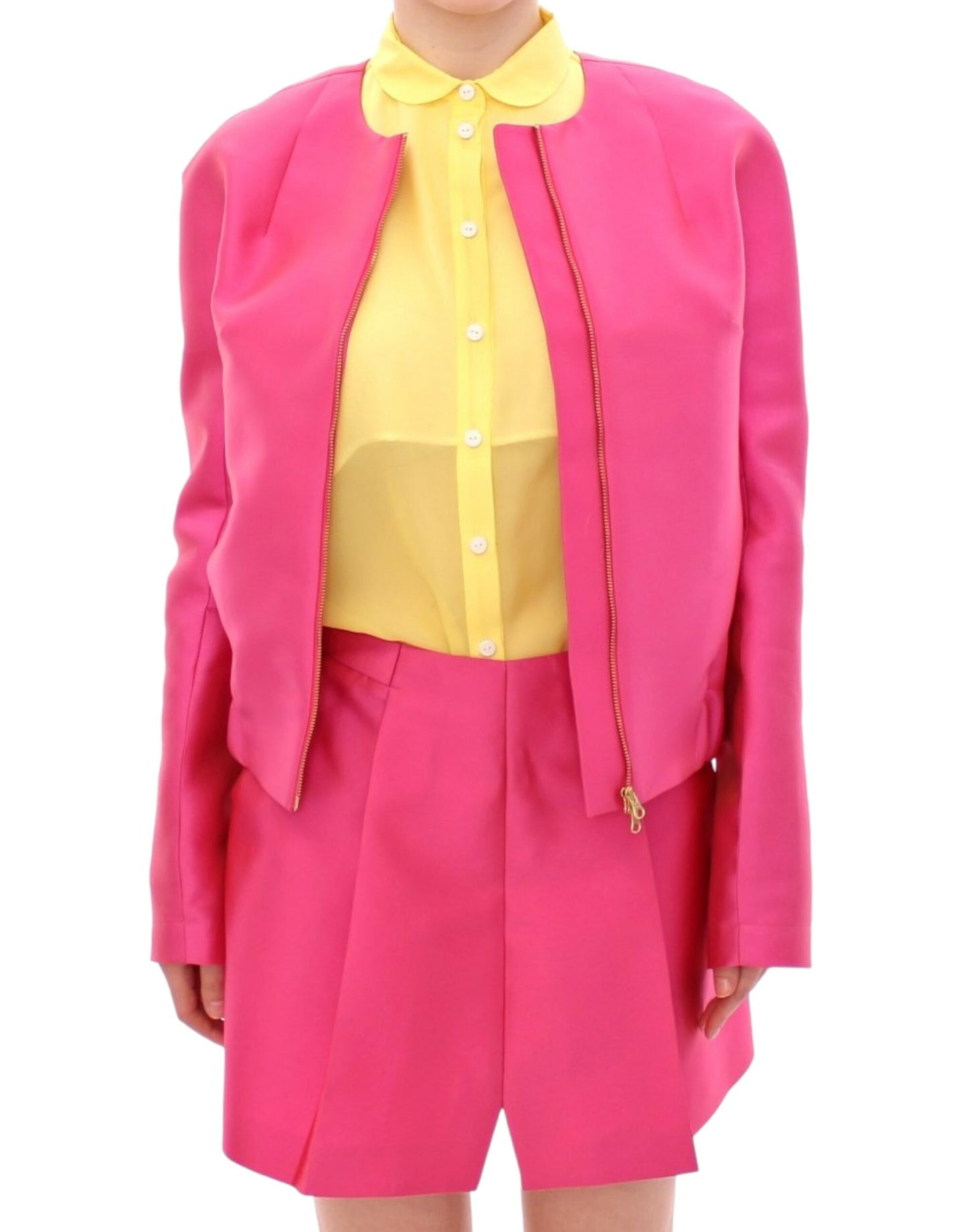 CO|TE Elegant Pink Silk Blend Jacket - Elegance Online Limited