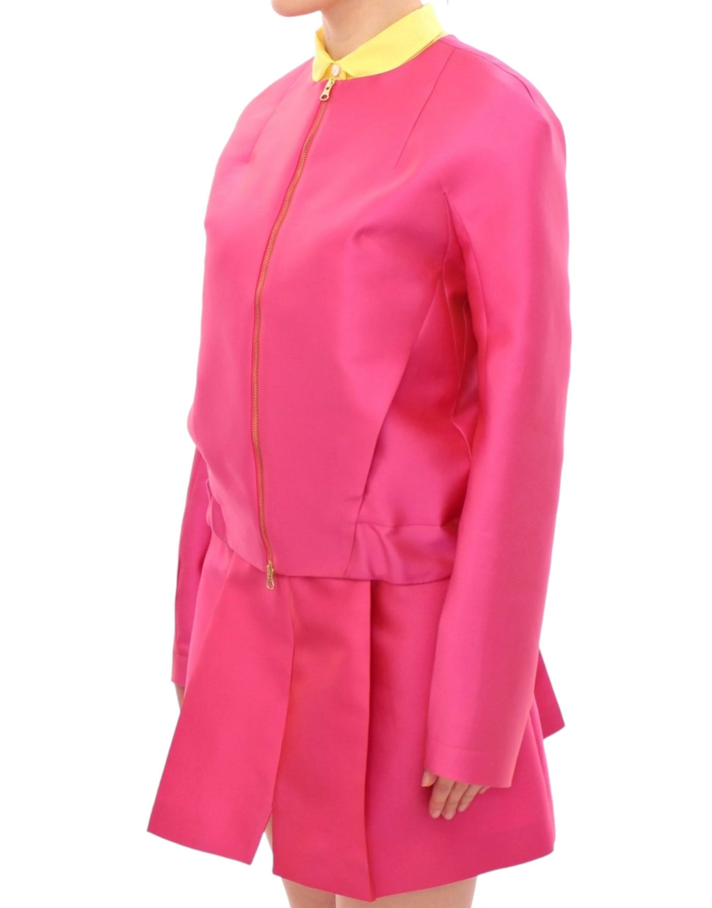 CO|TE Elegant Pink Silk Blend Jacket - Elegance Online Limited