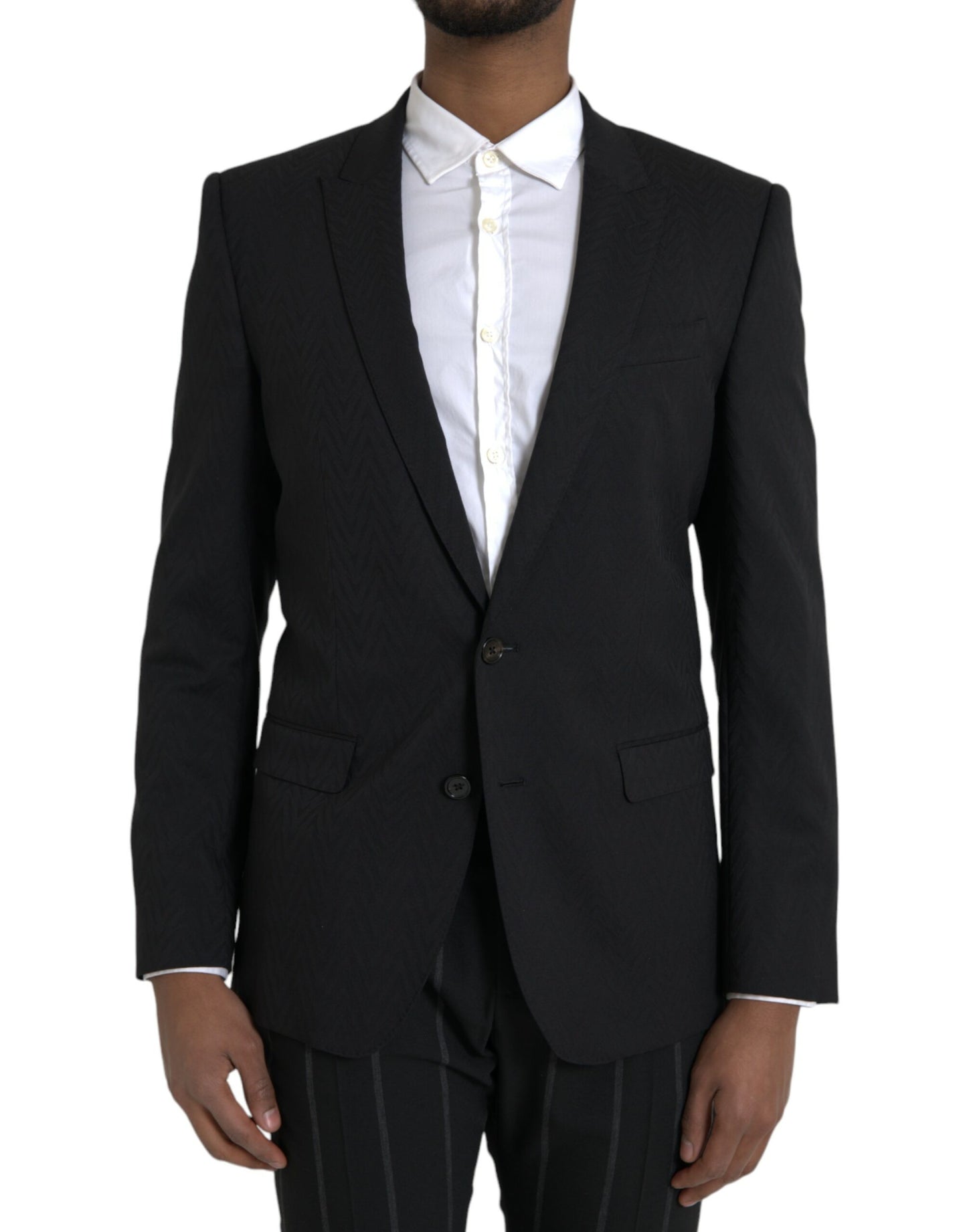Chaqueta y abrigo de corte entallado MARTINI de Dolce & Gabbana en color negro