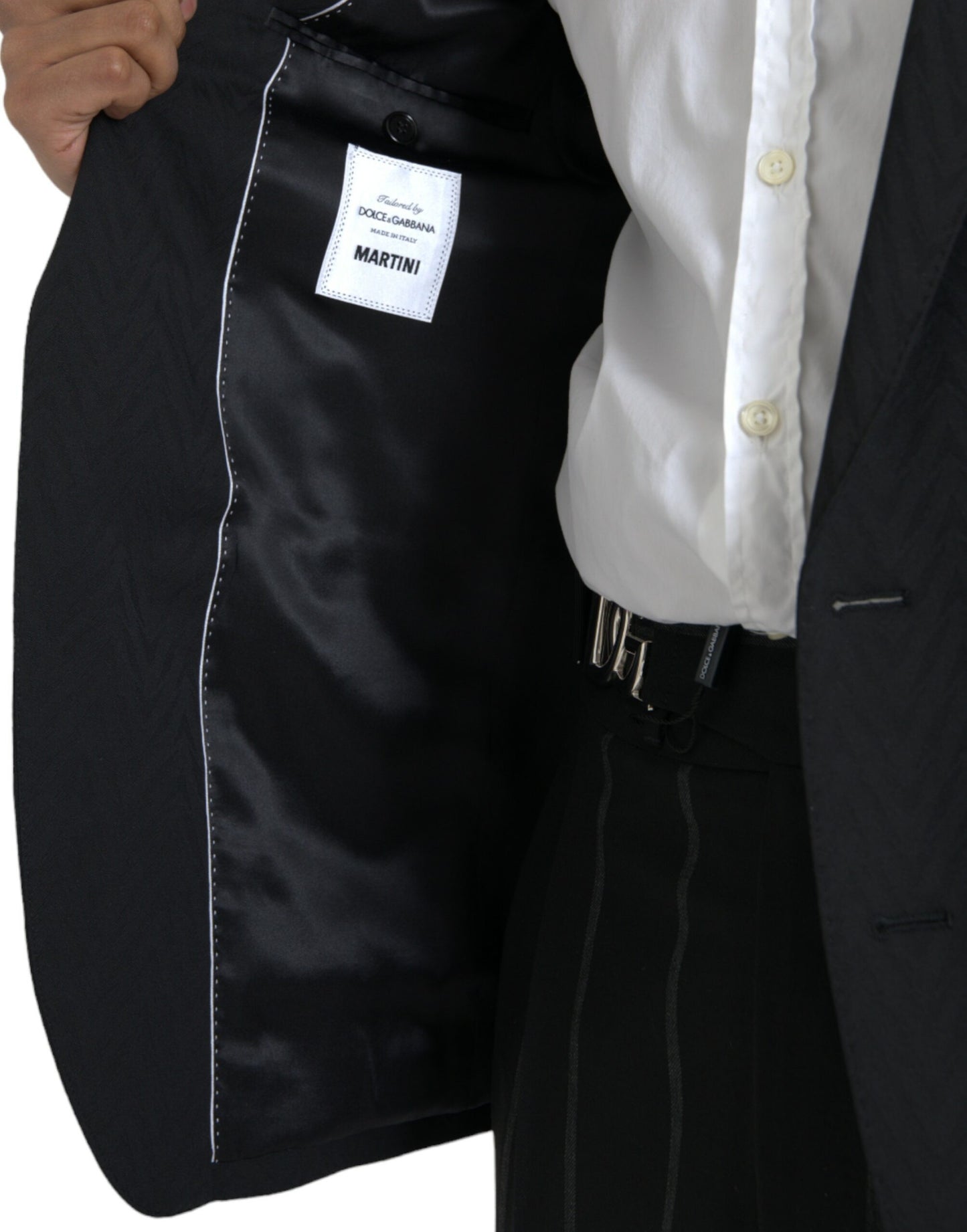 Chaqueta y abrigo de corte entallado MARTINI de Dolce & Gabbana en color negro