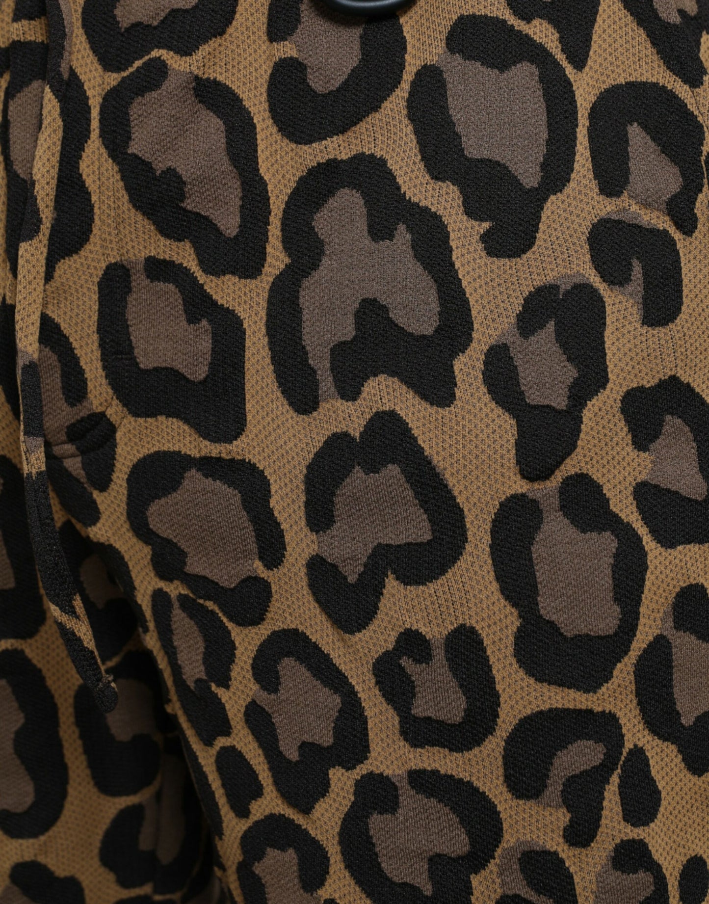 Pantalon de jogging en polyester imprimé léopard marron Dolce & Gabbana