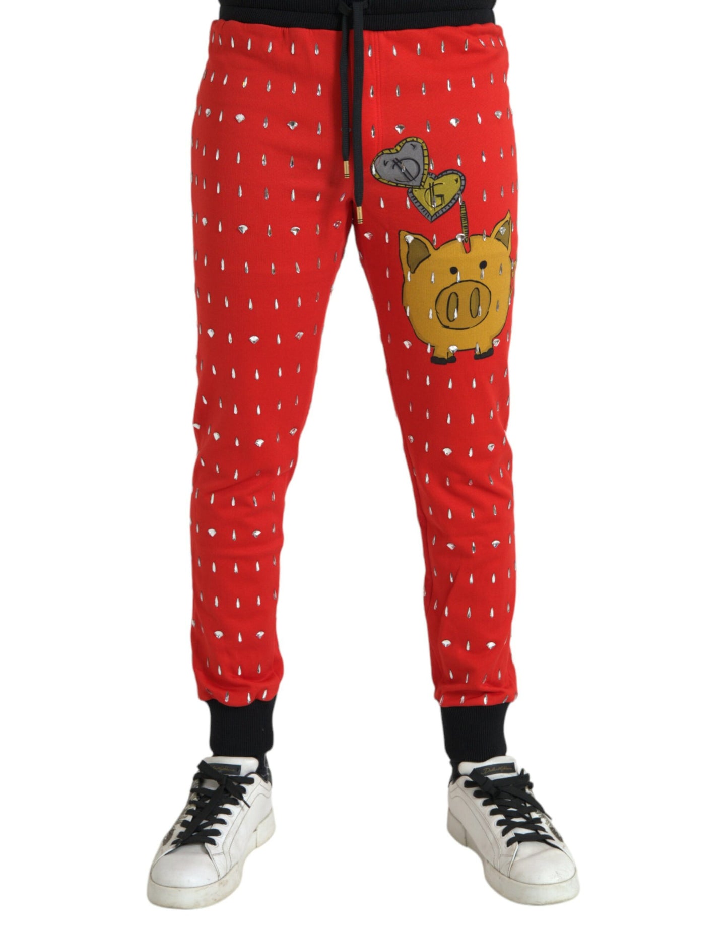Pantalon de jogging rouge Dolce & Gabbana Year Of The Pig