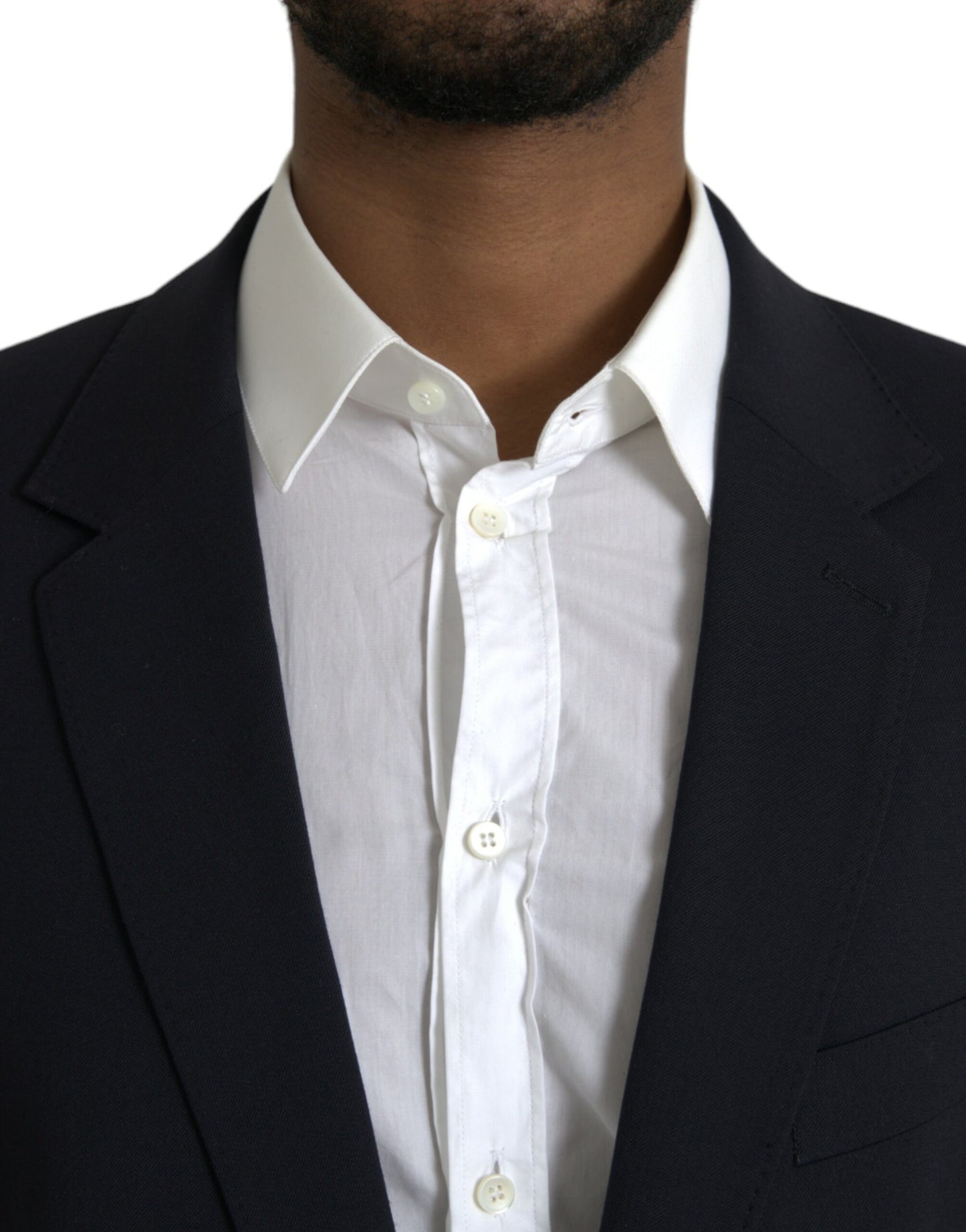 Abrigo tipo blazer con botonadura sencilla MARTINI de Dolce & Gabbana en color negro