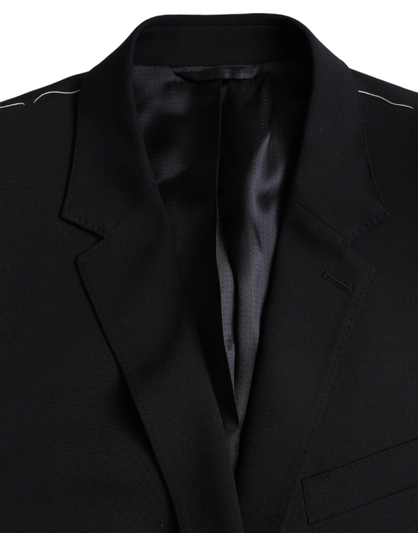 Abrigo tipo blazer con botonadura sencilla MARTINI de Dolce & Gabbana en color negro