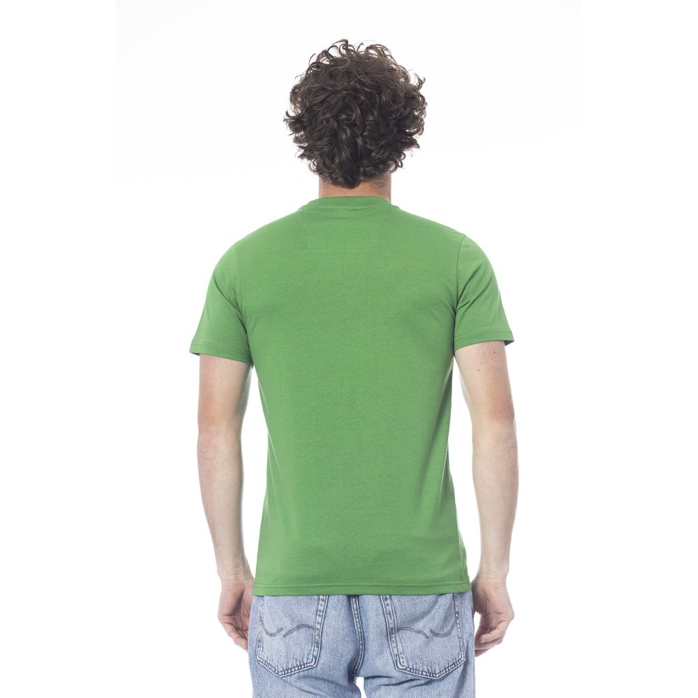 T-shirt Cavalli Class en coton vert pour homme