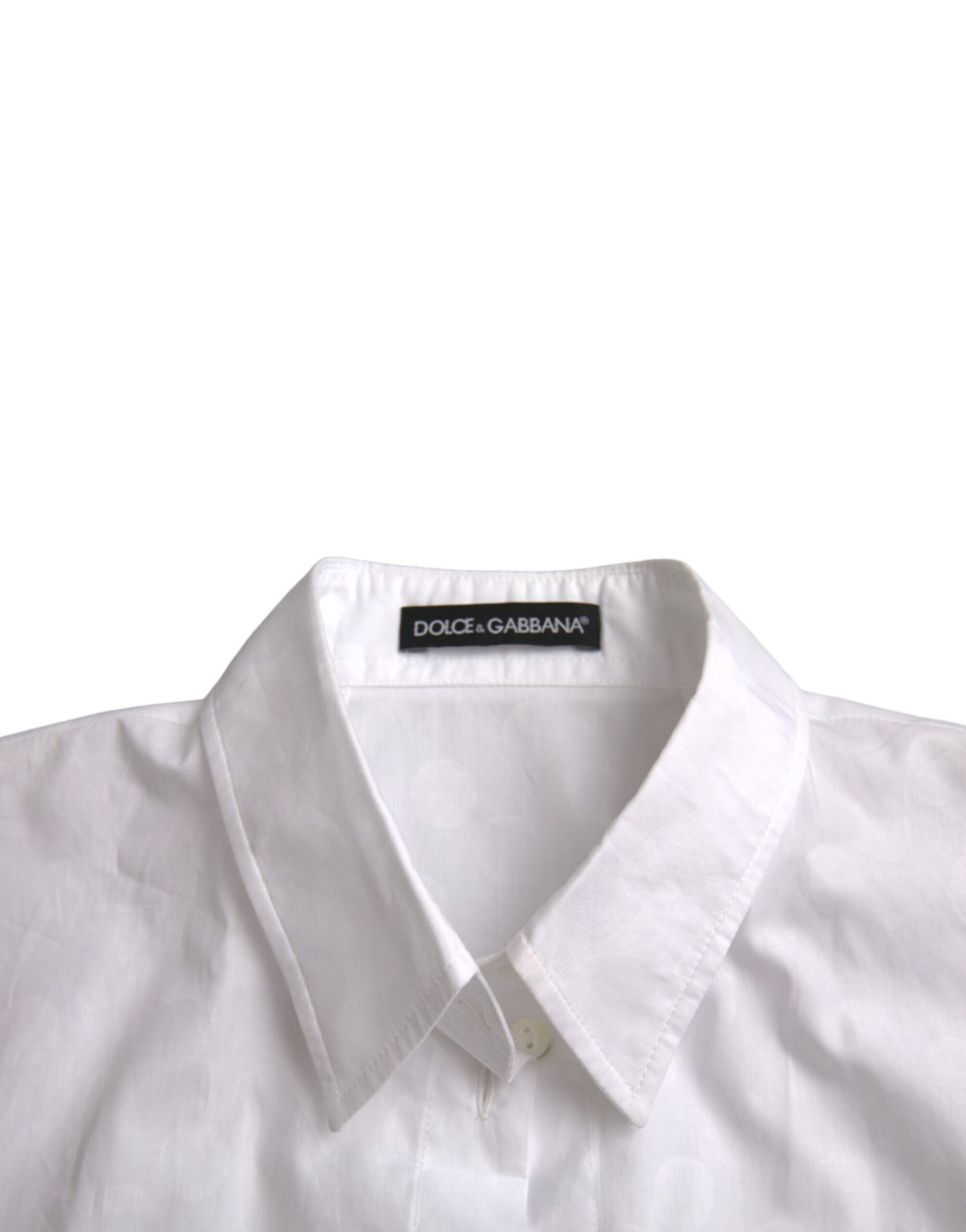 Dolce & Gabbana Haut polo à manches courtes et col blanc