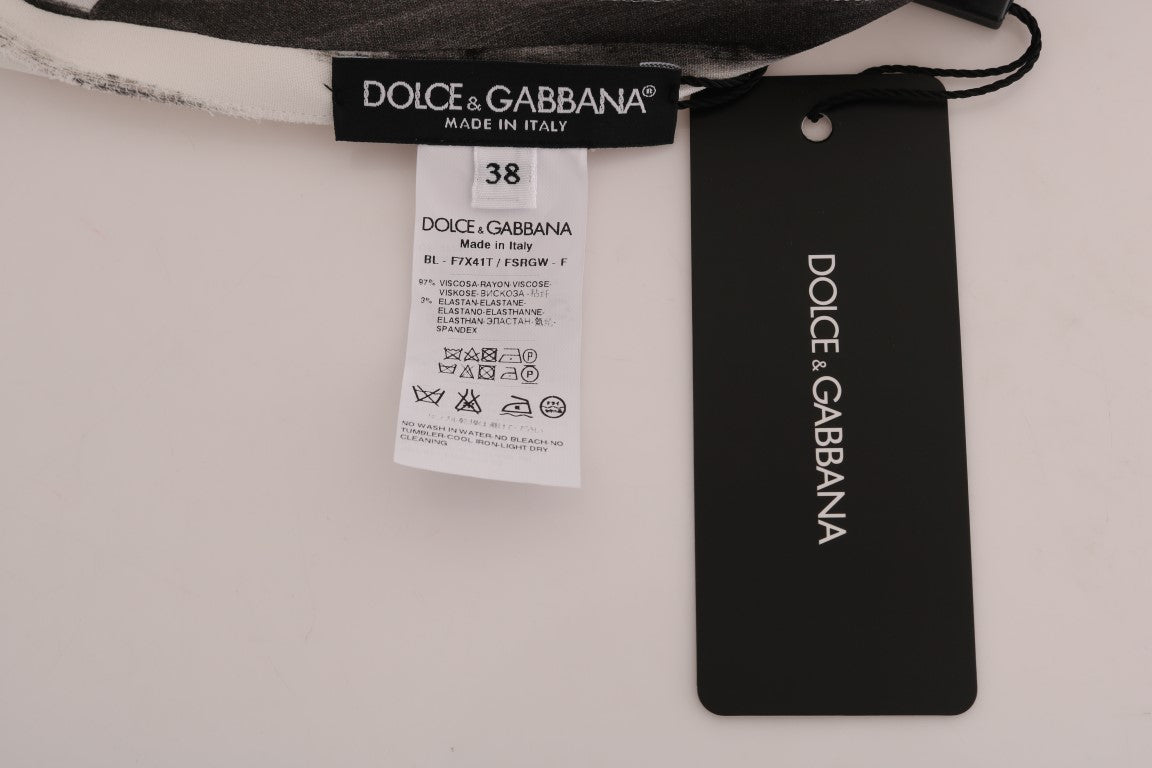 Dolce & Gabbana Blouse stretch rayée élégante