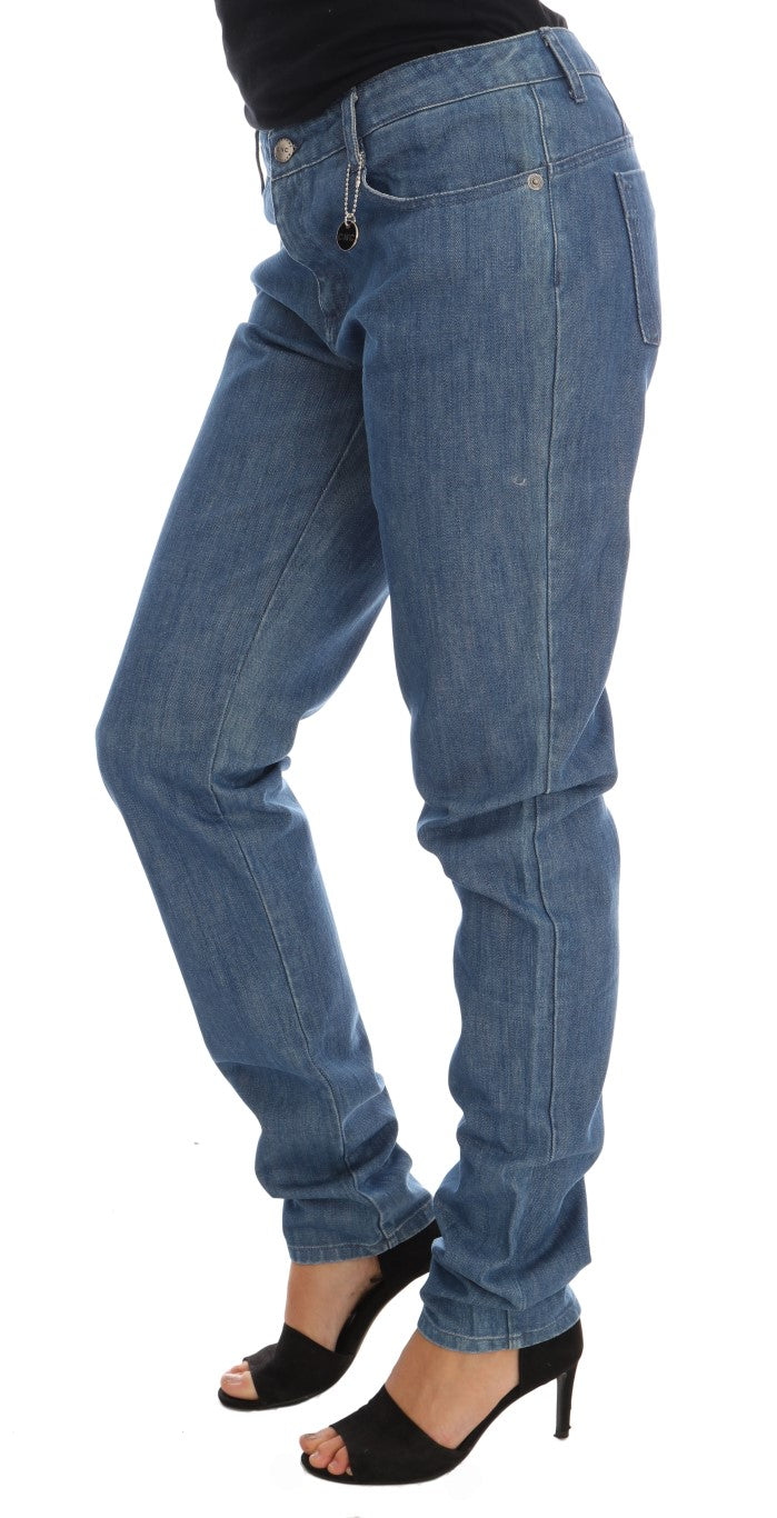 Costume National Elegant Boy Fit Blue Wash Jeans - Elegance Online Limited