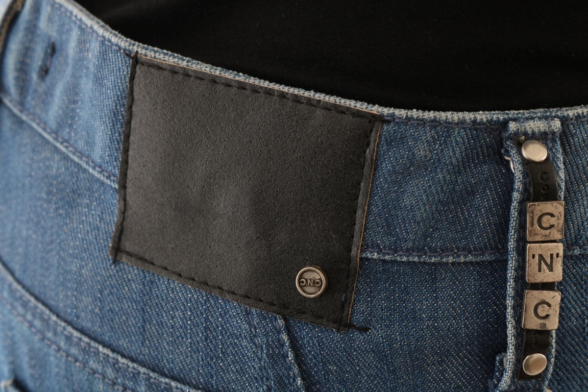 Costume National Elegant Boy Fit Blue Wash Jeans - Elegance Online Limited