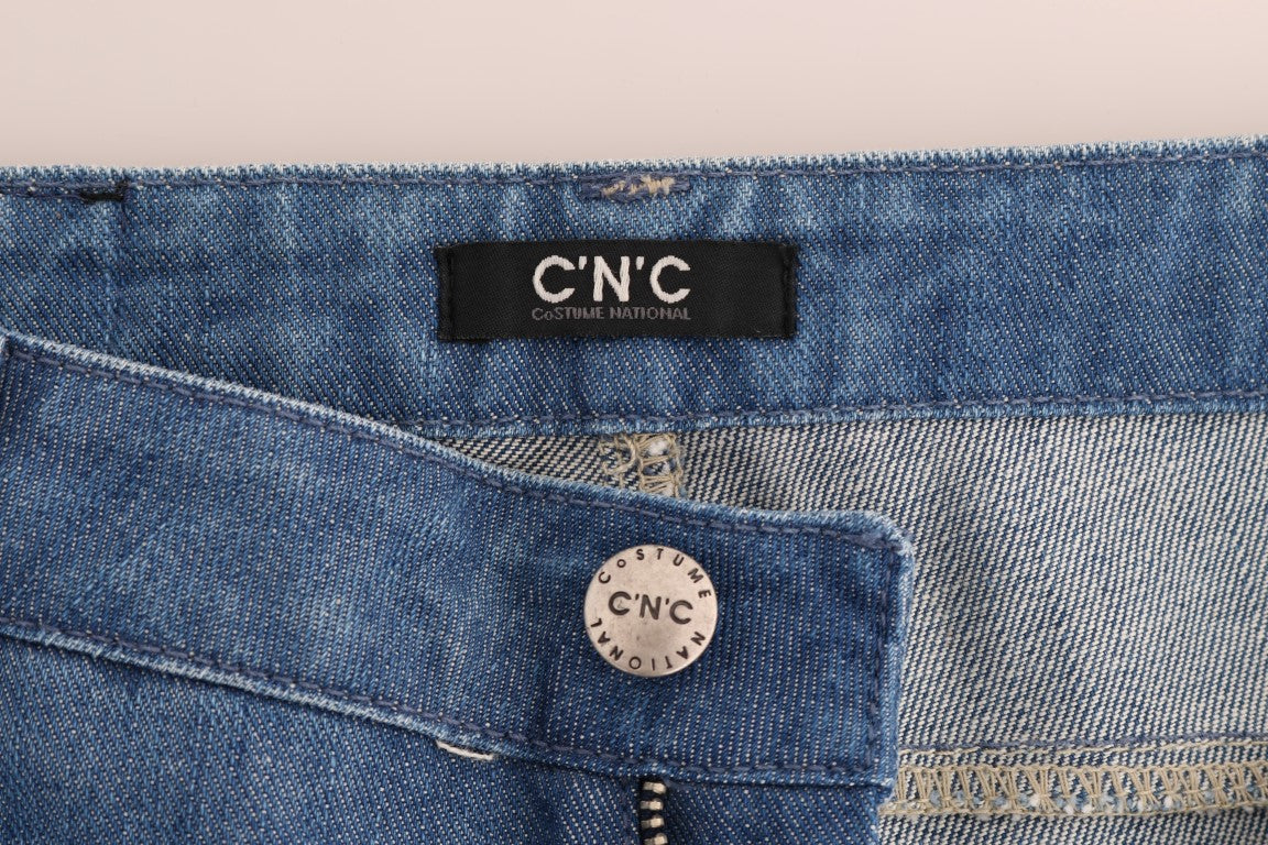 Costume National Elegant Boy Fit Blue Wash Jeans - Elegance Online Limited
