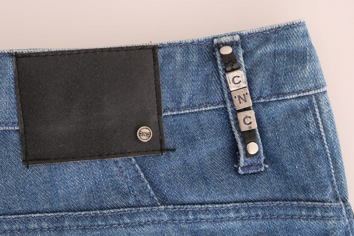 Costume National Elegant Boy Fit Blue Wash Jeans - Elegance Online Limited