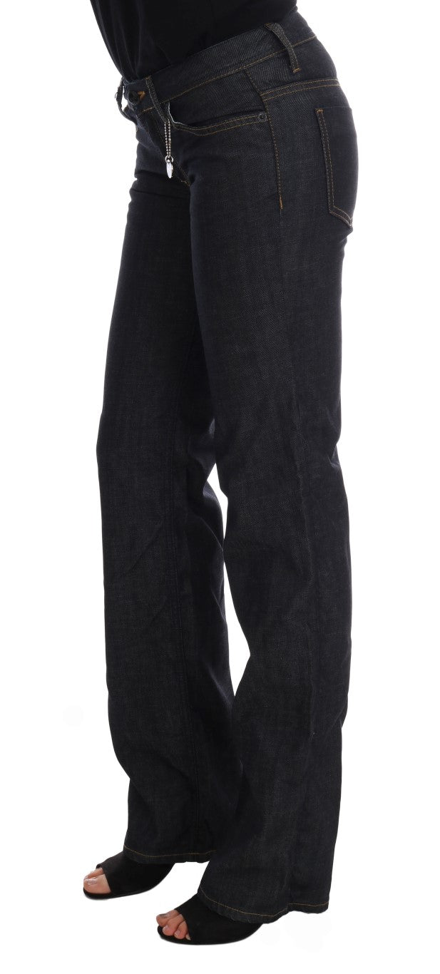 Costume National Chic Dark Blue Straight Fit Jeans - Elegance Online Limited