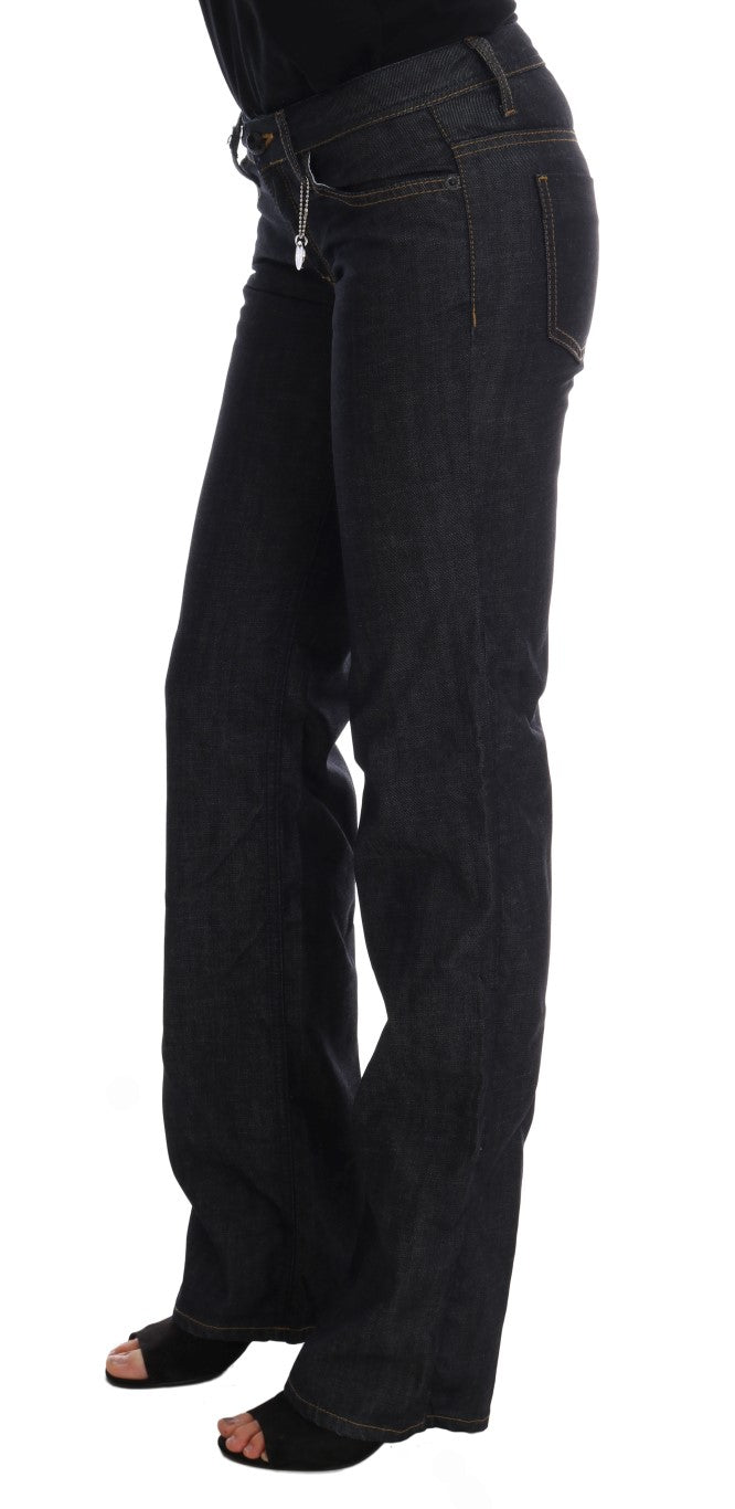 Costume National Chic Dark Blue Straight Fit Jeans - Elegance Online Limited