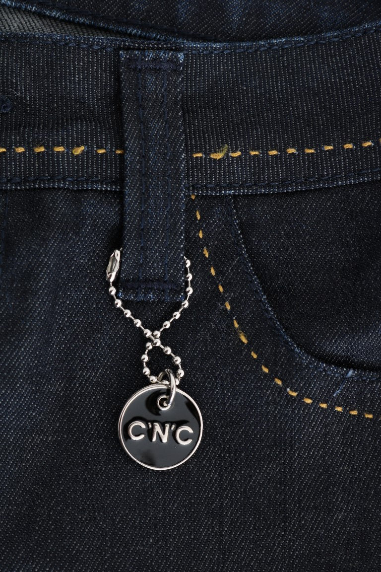 Costume National Chic Dark Blue Super Slim Fit Jeans - Elegance Online Limited
