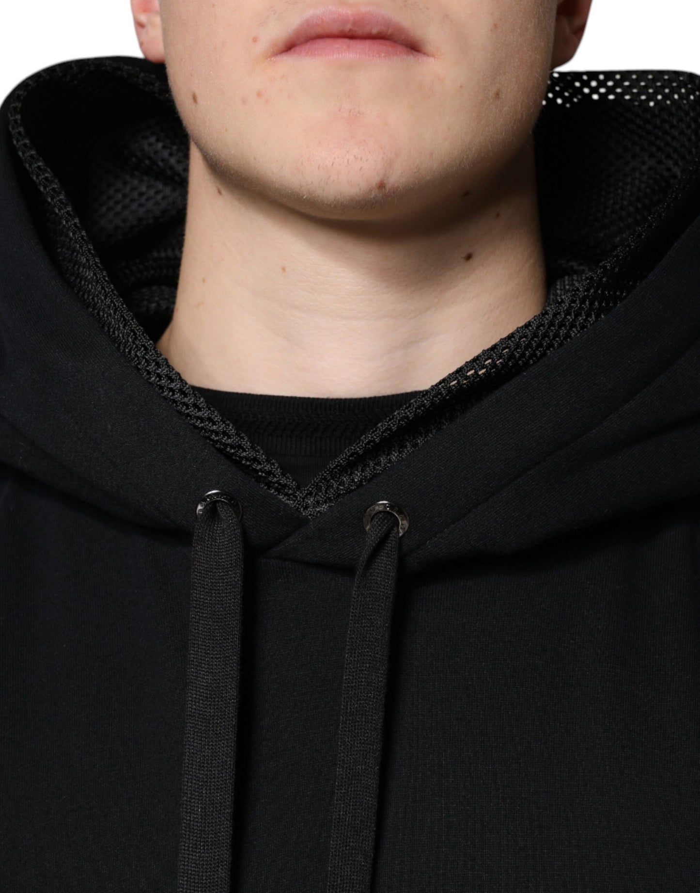 Sudadera con capucha negra para hombre de Dolce & Gabbana
