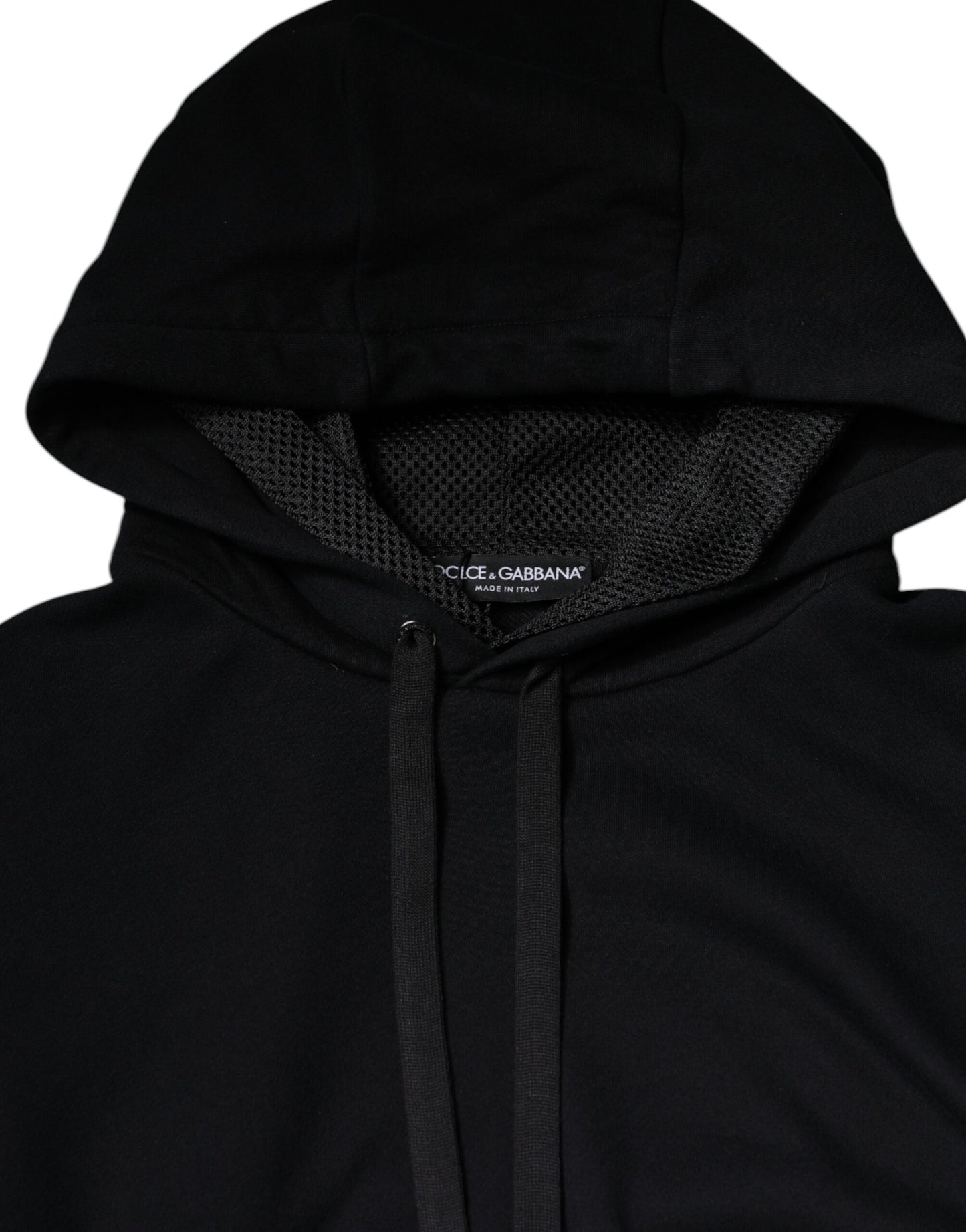 Sudadera con capucha negra para hombre de Dolce & Gabbana