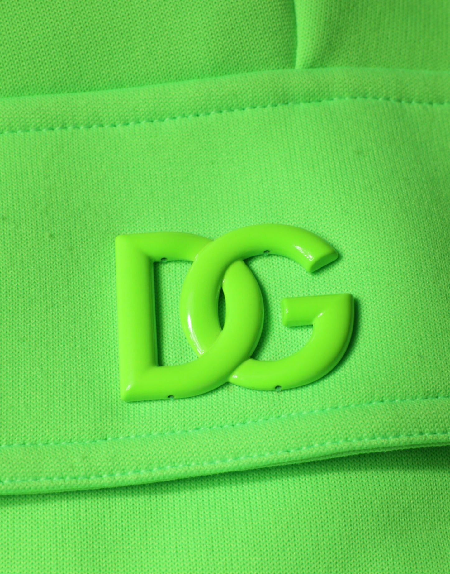 Pantalon de jogging cargo en polyester vert fluo Dolce & Gabbana