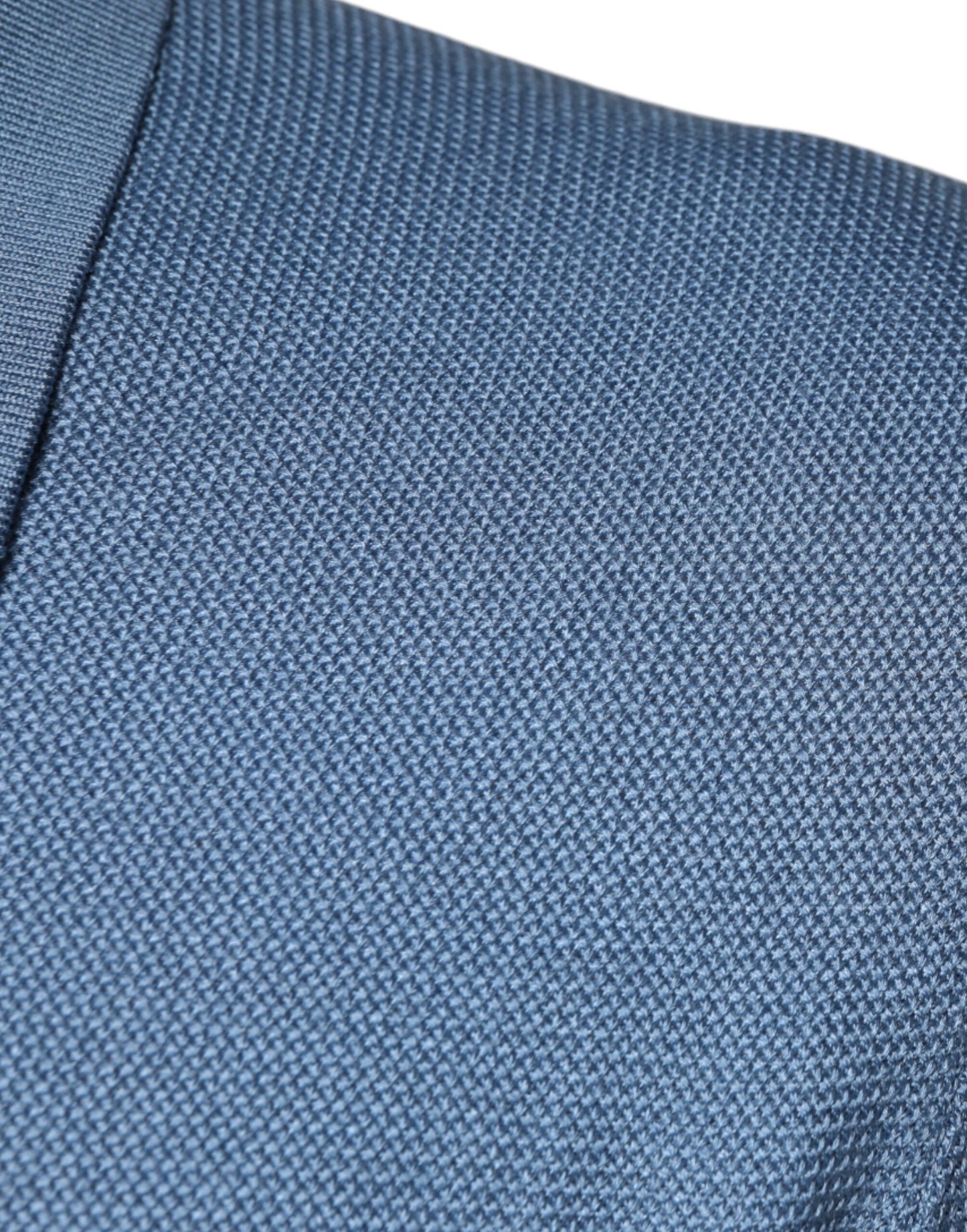Pull col roulé en soie bleu ciel Dolce & Gabbana pour homme