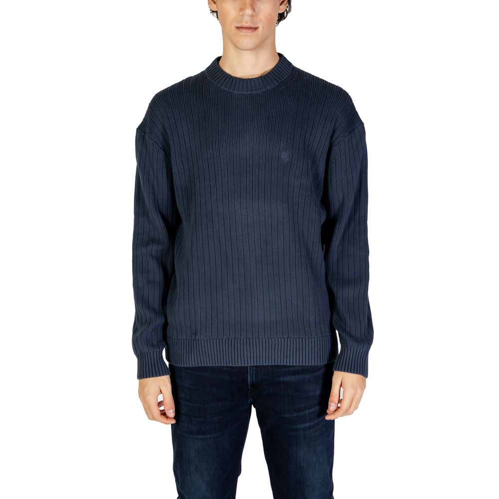 Suéter de algodón azul de Calvin Klein Jeans