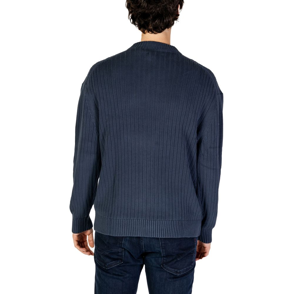 Suéter de algodón azul de Calvin Klein Jeans