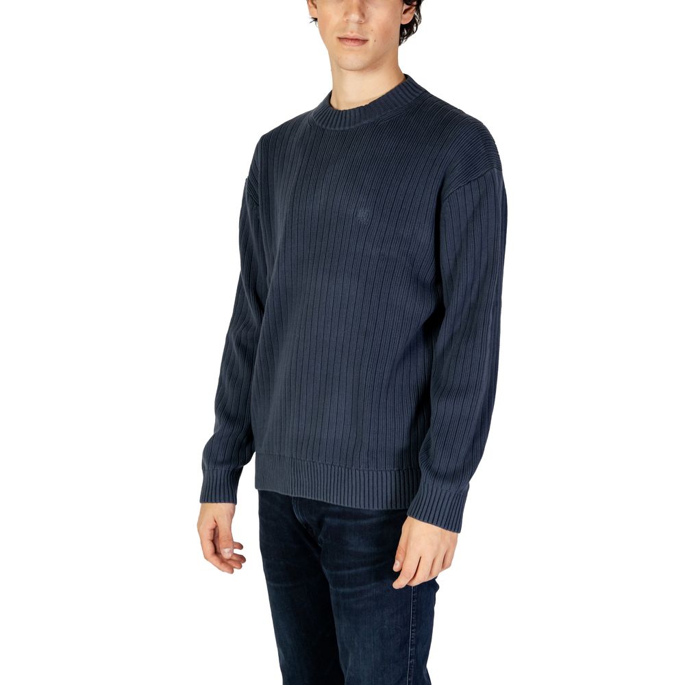Suéter de algodón azul de Calvin Klein Jeans