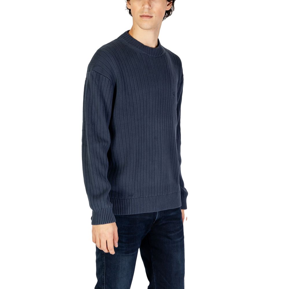 Suéter de algodón azul de Calvin Klein Jeans