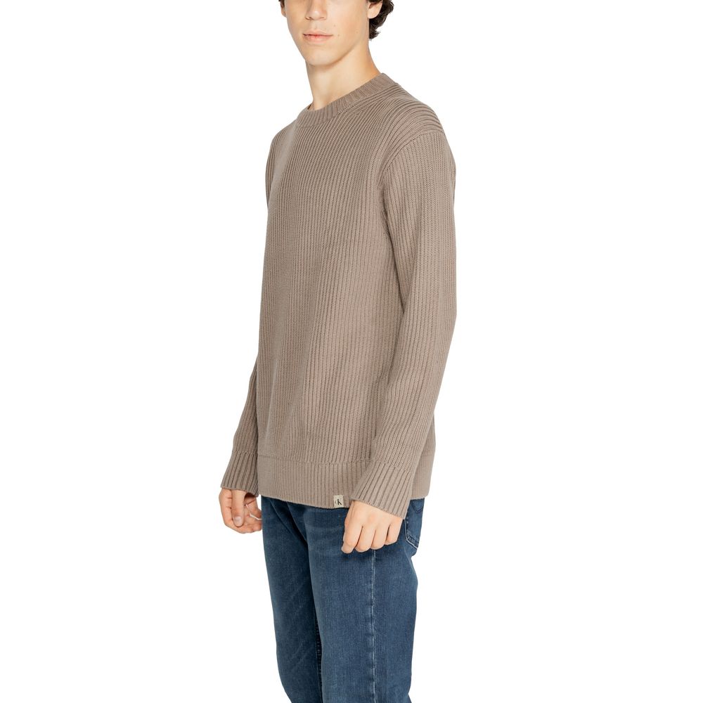 Suéter marrón de algodón orgánico de Calvin Klein Jeans
