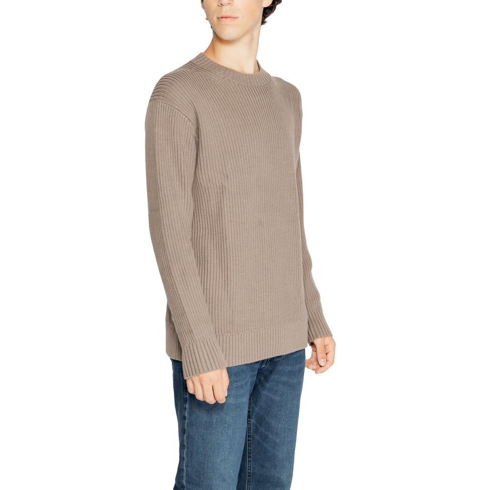 Suéter marrón de algodón orgánico de Calvin Klein Jeans