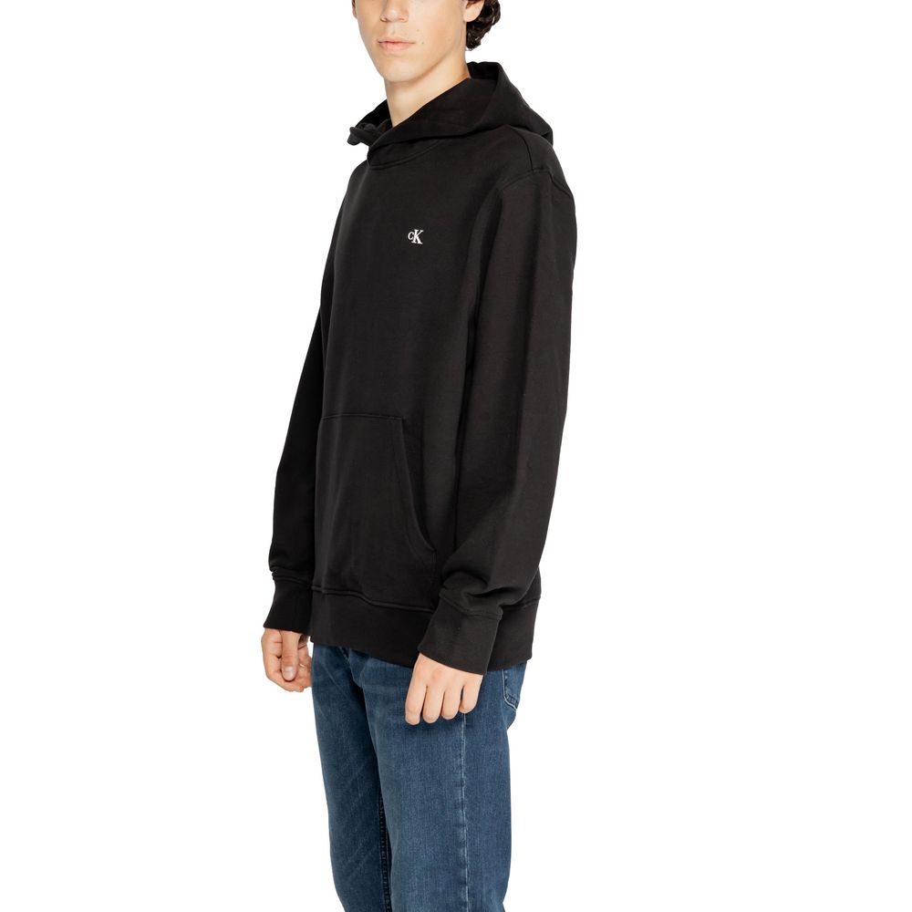 Calvin Klein Jeans Black Recycled Cotton Hoody