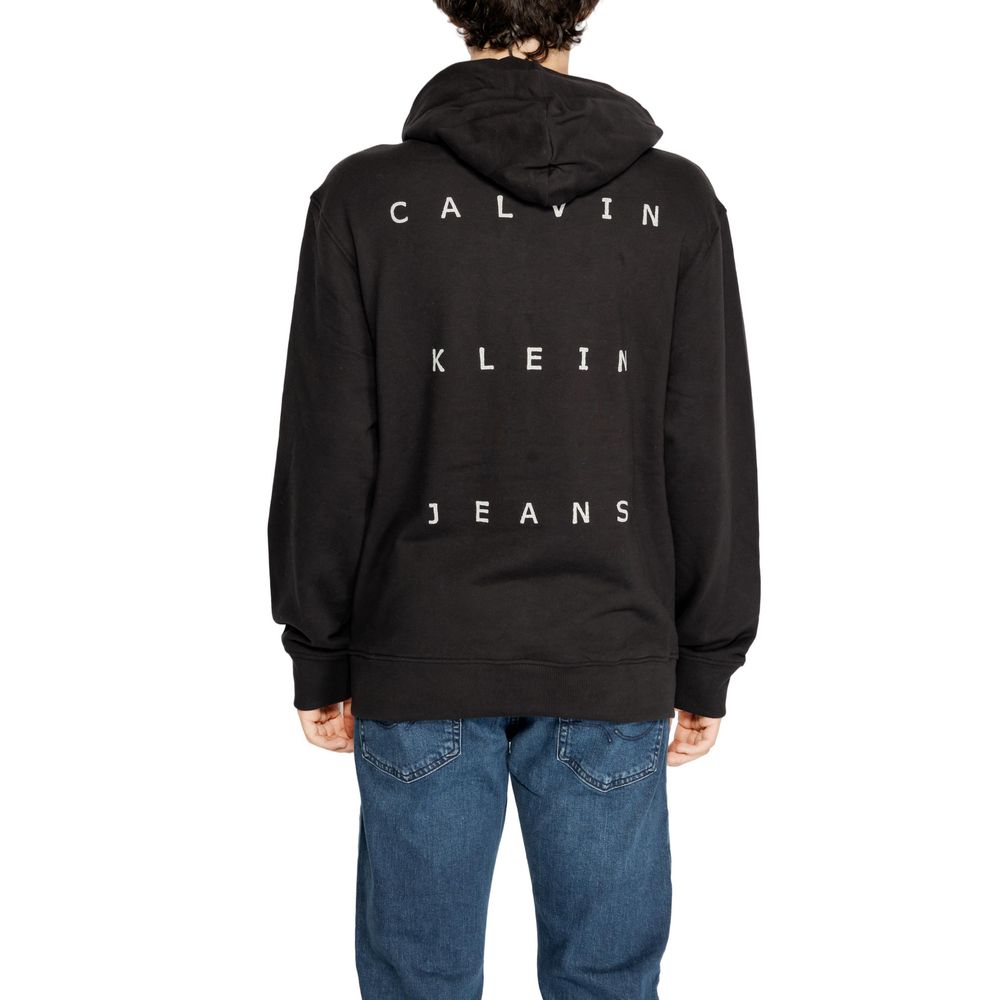 Calvin Klein Jeans Black Recycled Cotton Hoody