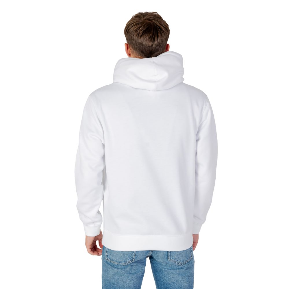 Calvin Klein Jeans White Cotton Hoody