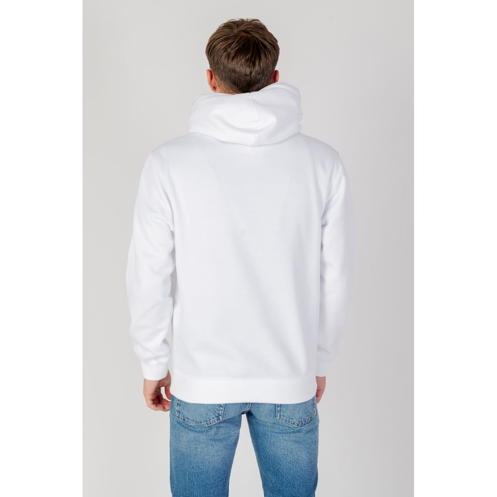 Calvin Klein Jeans White Cotton Hoody