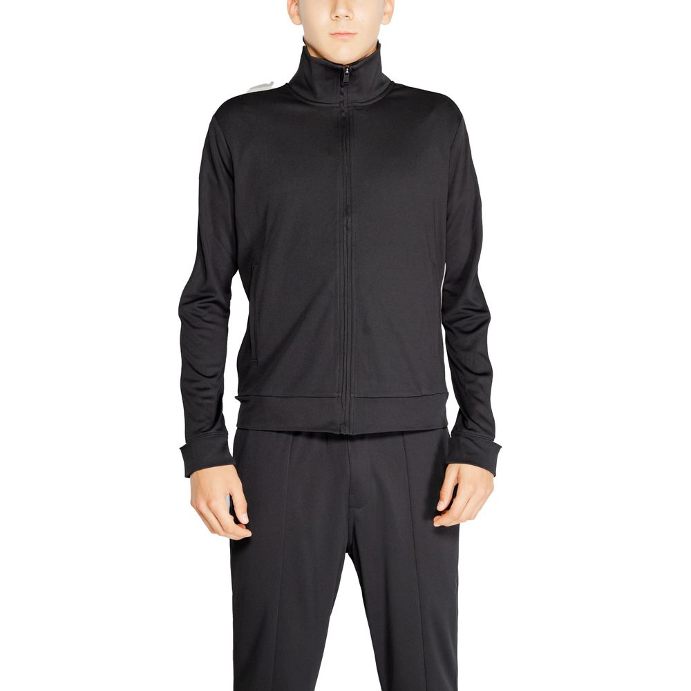 Pull noir en polyester recyclé Calvin Klein Sport